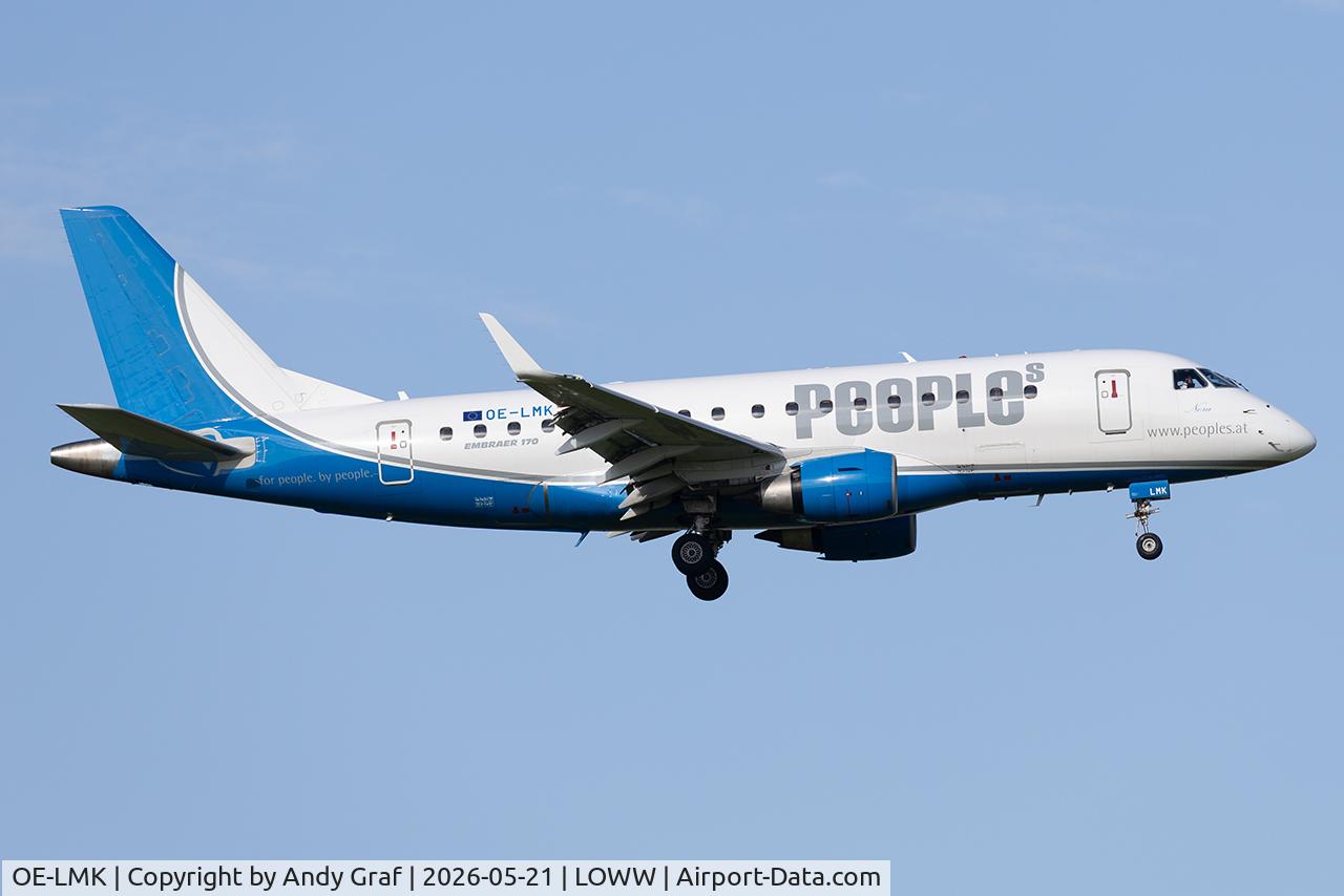 OE-LMK, 2006 Embraer 170LR (ERJ-170-100LR), c/n 17000150, Peoples EMB170