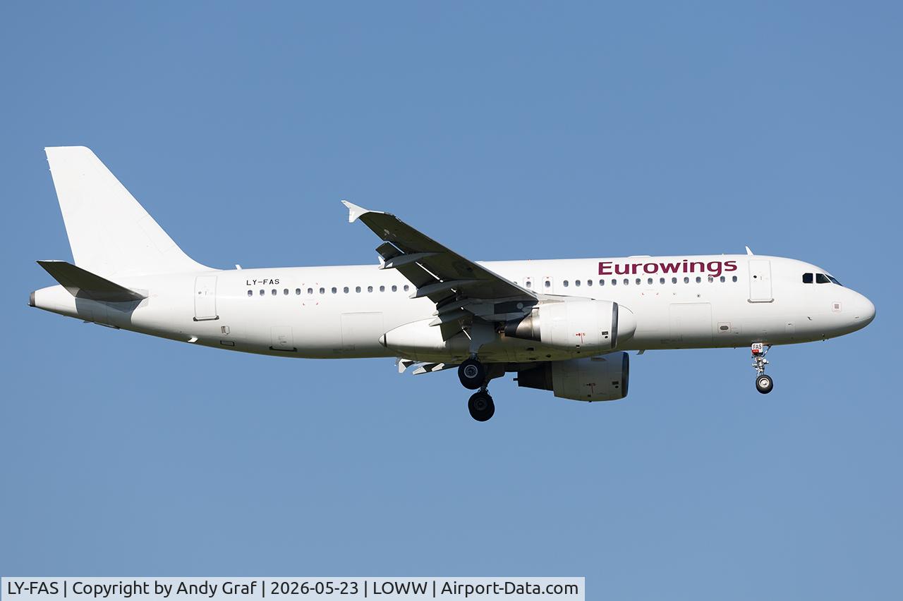LY-FAS, 2010 Airbus A320-214, c/n 4273, Eurowings A320