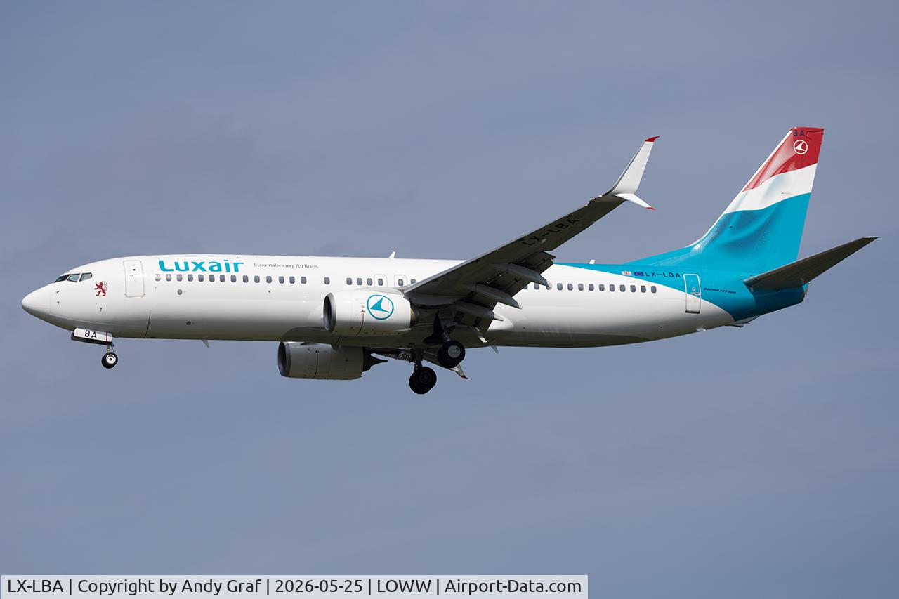 LX-LBA, 2015 Boeing 737-8C9, c/n 43537 l/n 5293, Luxair 737-800