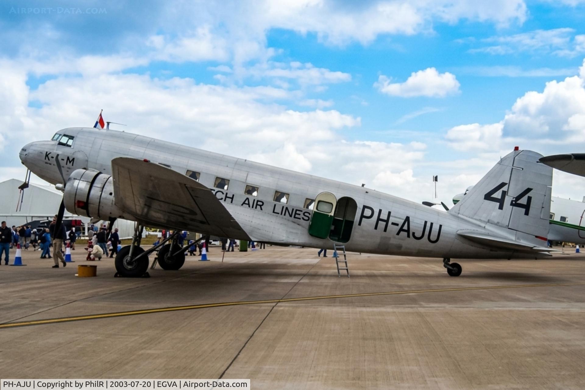 PH-AJU, 1934 Douglas DC-2-112, c/n 1286, PH-AJU 1934 DC-2 KLM Anniversary of Flight Fairford 
