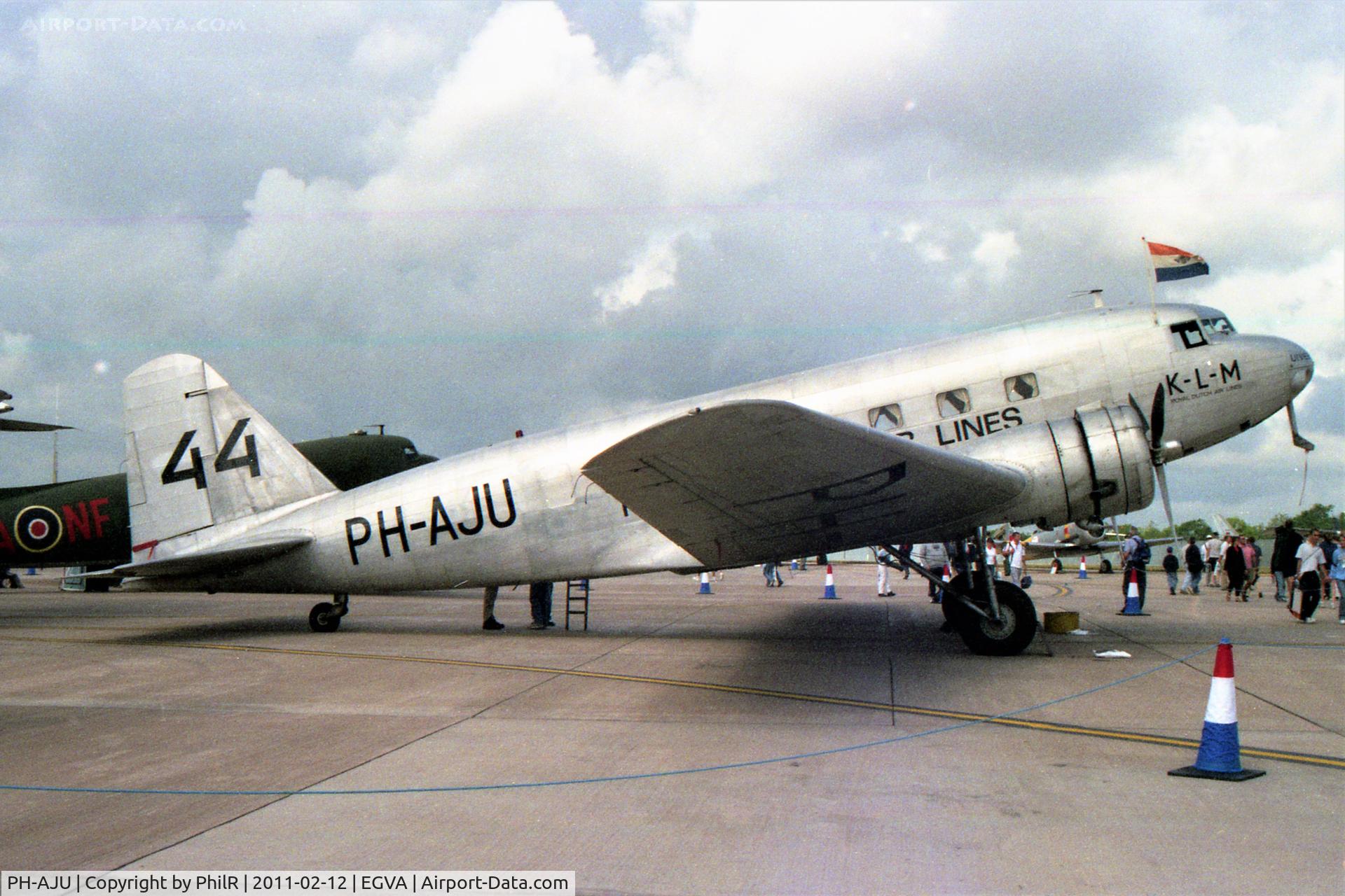PH-AJU, 1934 Douglas DC-2-112, c/n 1286, PH-AJU 1934 DC-2 KLM Anniversary of Flight Fairford 
