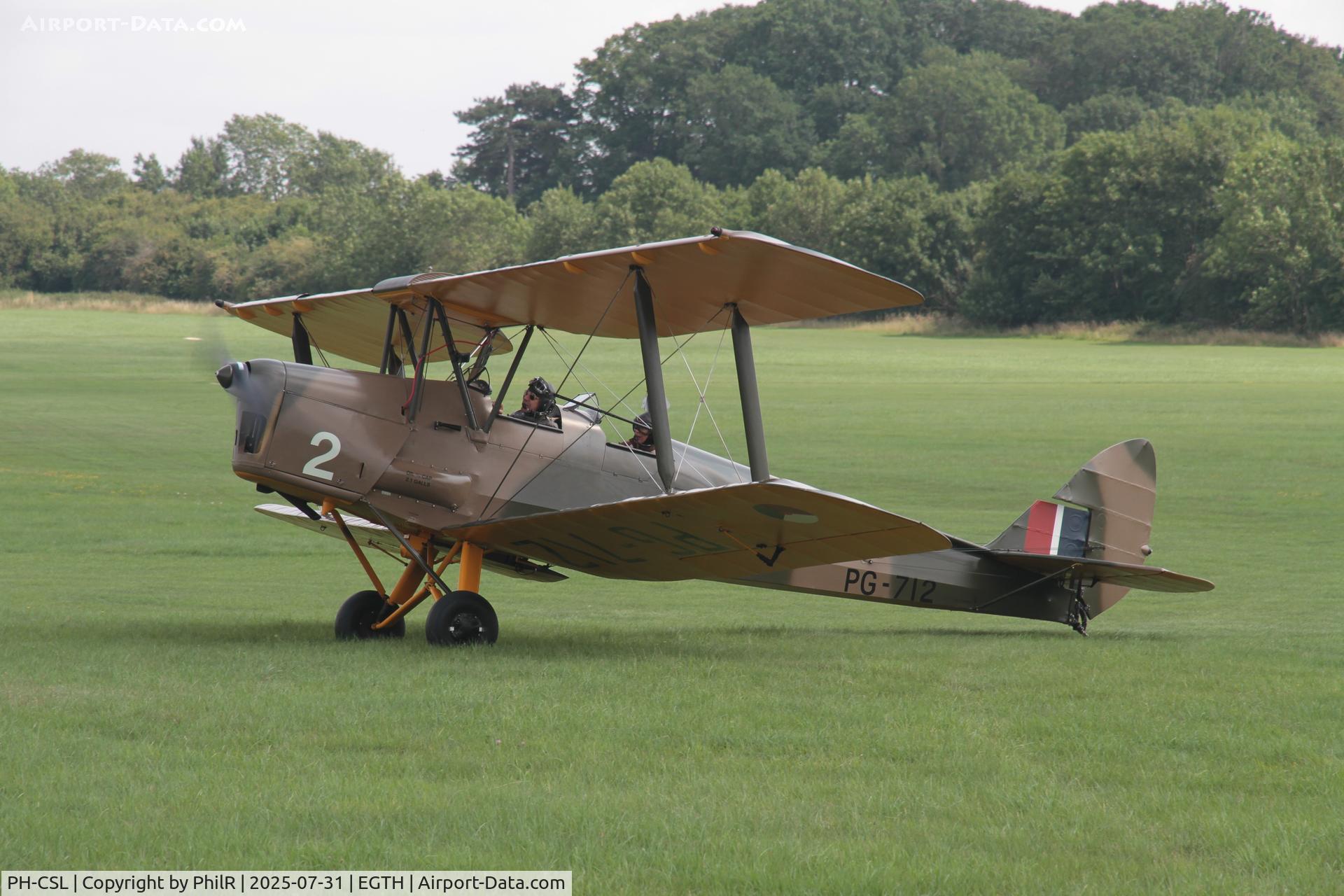 PH-CSL, De Havilland DH-82A Tiger Moth II, c/n 86609, PH-CSL (PG712, A-2) 1944 DH82A Tiger Moth DH60 Centenary Fly In Old Warden 