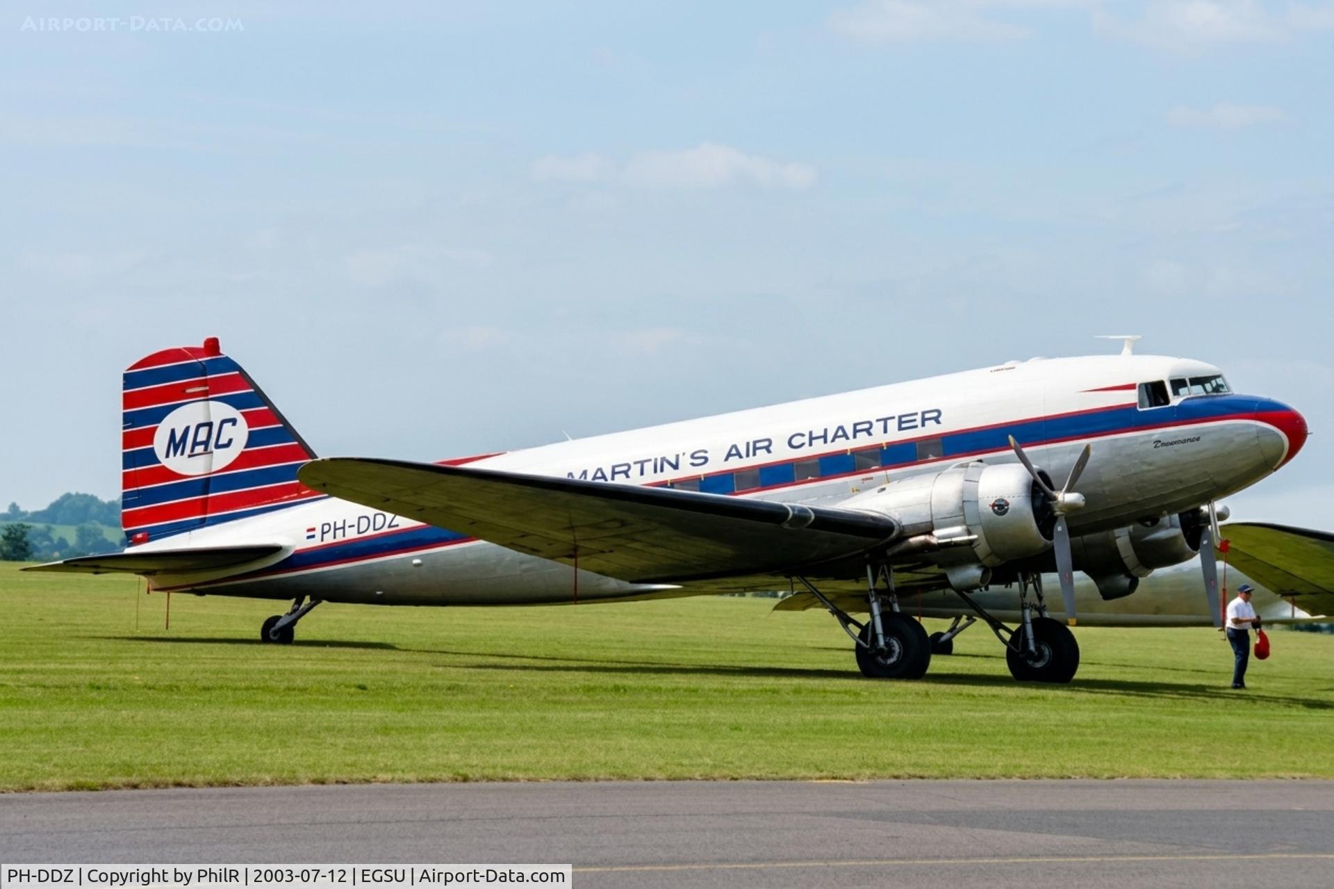 PH-DDZ, 1943 Douglas DC-3C-S1C3G (C-47A), c/n 19754, PH-DDZ (43-15288, N161, 6O-SAA, N920) 1944 Douglas C-47 Martins Air Charter Legends 
