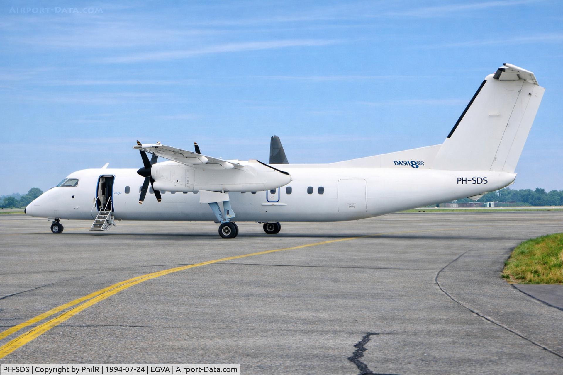 PH-SDS, 1991 De Havilland Canada DHC-8-311 Dash 8, c/n 293, PH-SDS 1991 DHC-8-300 Schreiner Airways IAT 