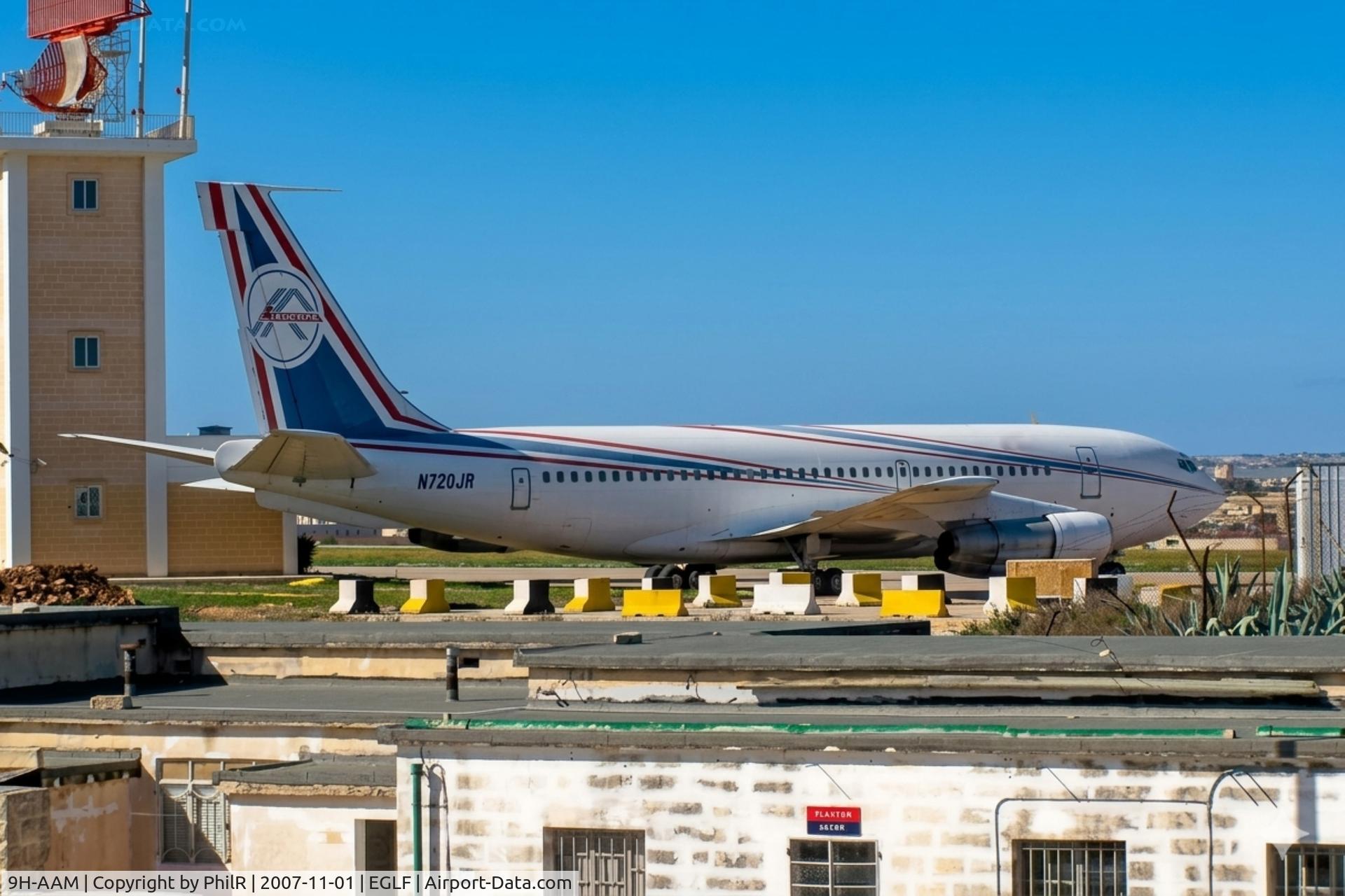 9H-AAM, 1961 Boeing 720-047B, c/n 18378 l/n 257, 9H-AAM (N720JR) 1961 Boeing 720-040B Malta 
