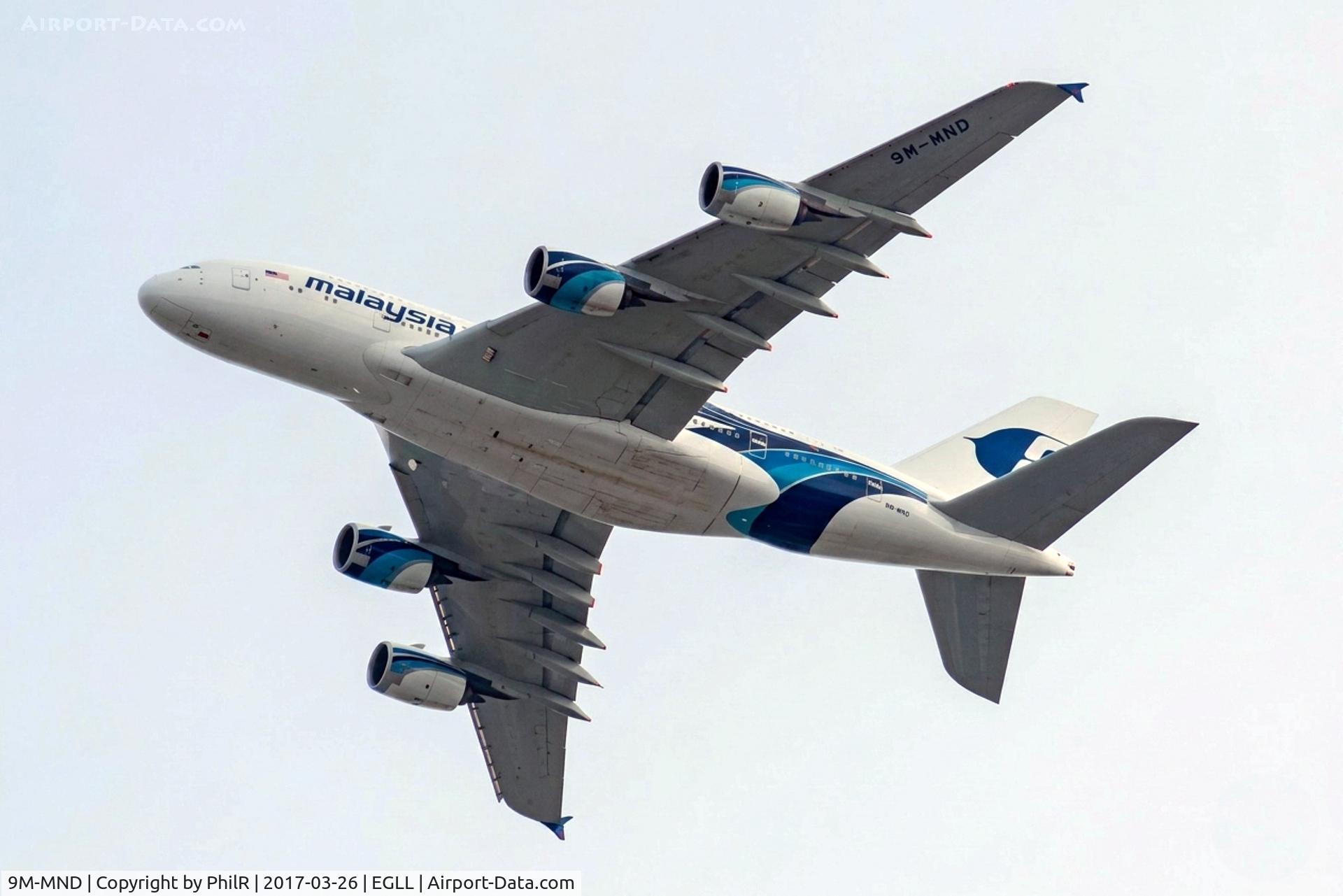 9M-MND, 2012 Airbus A380-841, c/n 089, 9M-MND 2012 A380-800 Malaysian Airlines Woodley
