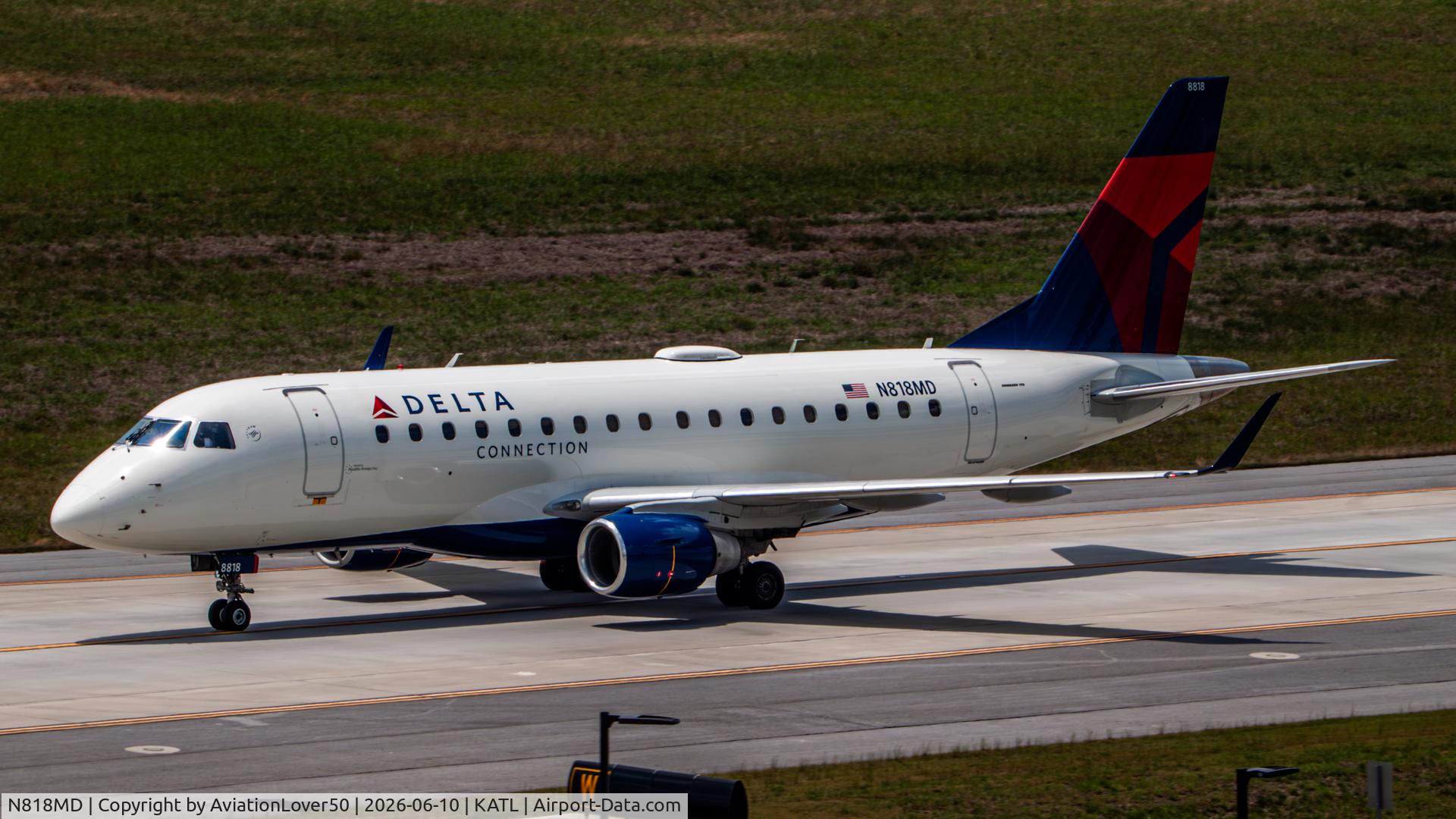 N818MD, 2004 Embraer 170SU (ERJ-170-100SU), c/n 17000039, Delta/Republic E170