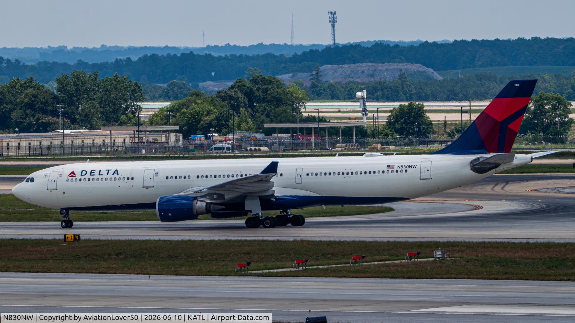 N830NW, 2016 Airbus A330-302, c/n 1769, Delta A333