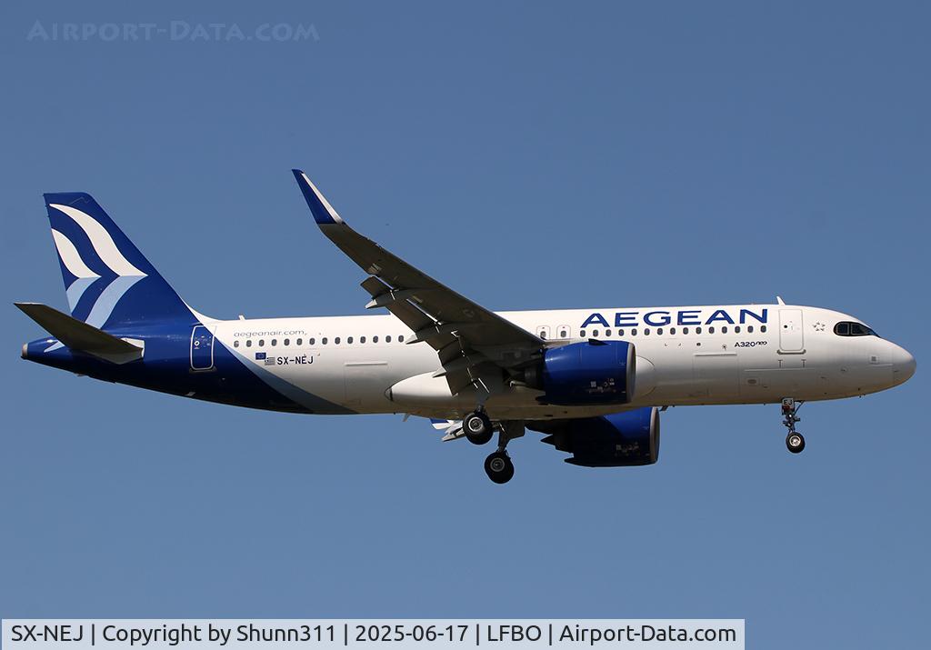 SX-NEJ, Airbus 320-271Neo, c/n 11384, Landing rwy 32L