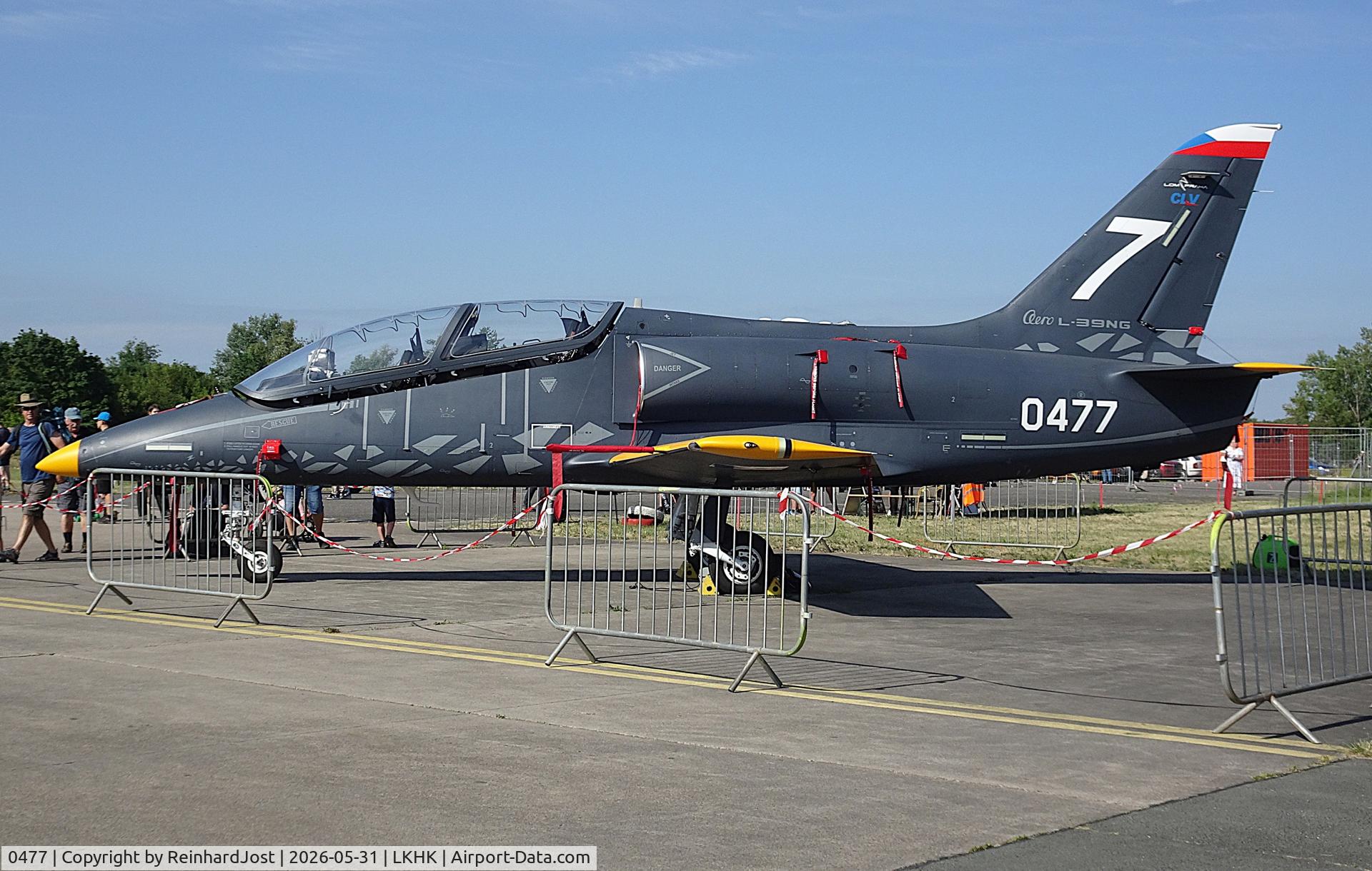 0477, Aero L-39NG Albatros, c/n 167017, L-39NG Albatros during Aviaticka Pout 2026, an airshow at Hradec Kralove, Czech Republic