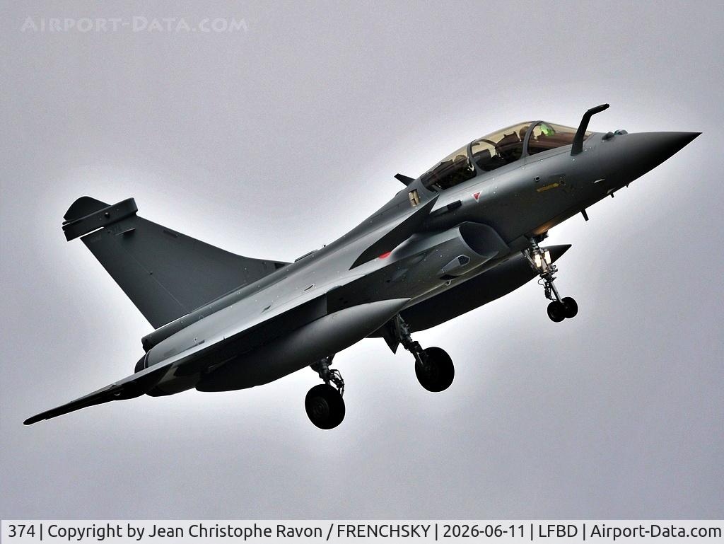 374, 2025 DASSAULT AVIATION RAFALE B, c/n 374, France Air Force