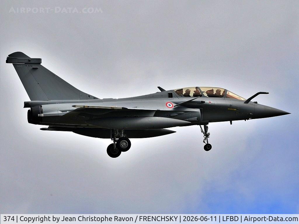 374, 2025 DASSAULT AVIATION RAFALE B, c/n 374, France Air Force