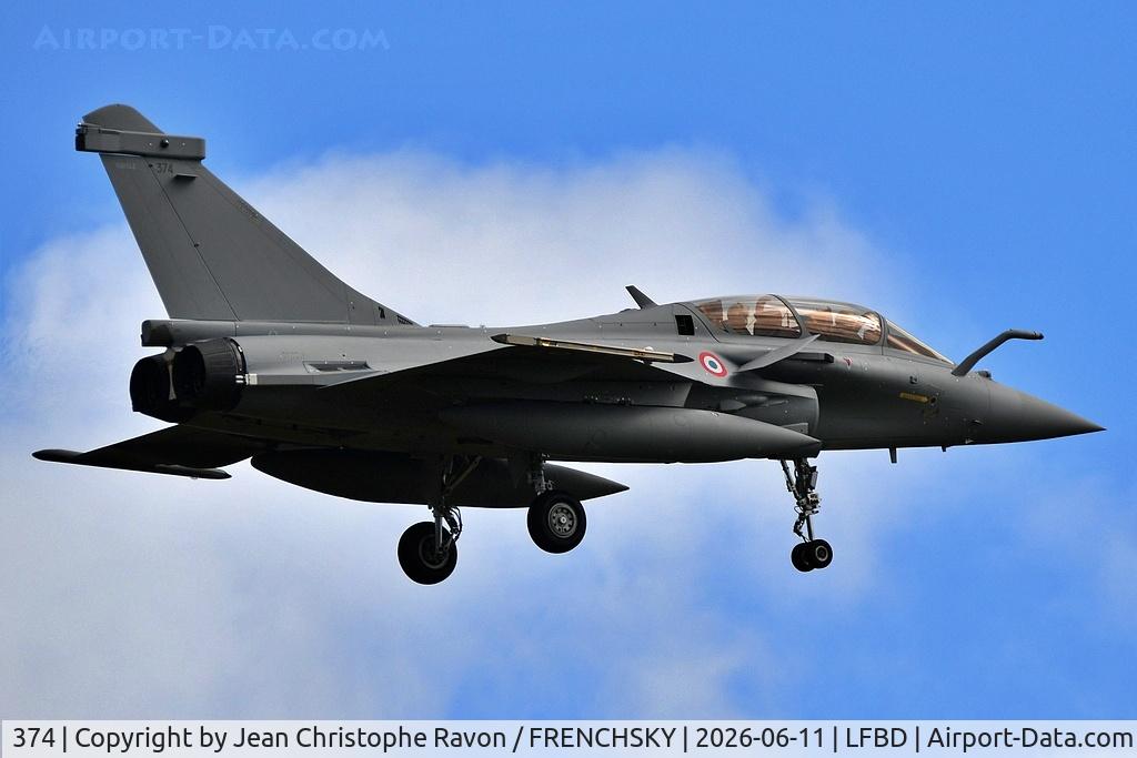 374, 2025 DASSAULT AVIATION RAFALE B, c/n 374, France Air Force