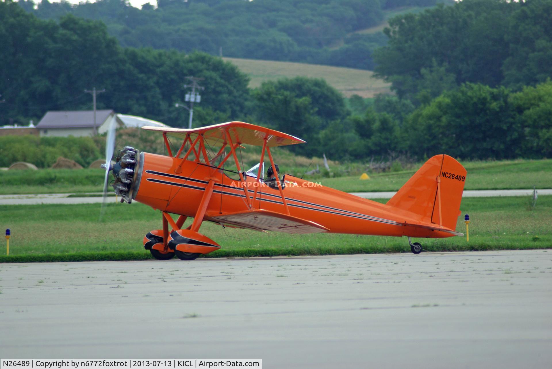 N26489, 1941 Meyers OTW, c/n 42, DOING HIS RUNUP