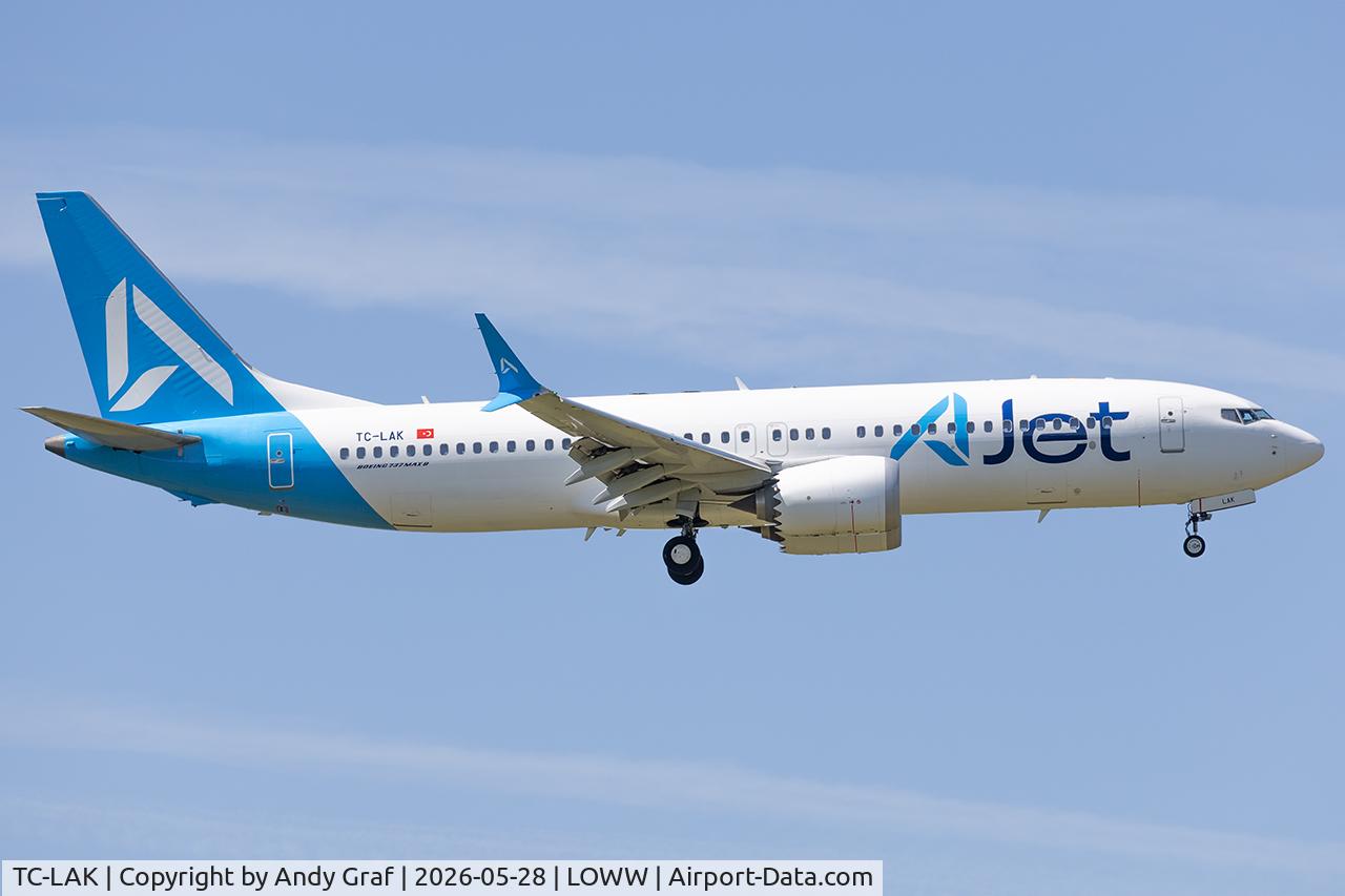 TC-LAK, 2022 Boeing 737-8 MAX, c/n 61848 l/n 8193, Ajet 737-8 Max