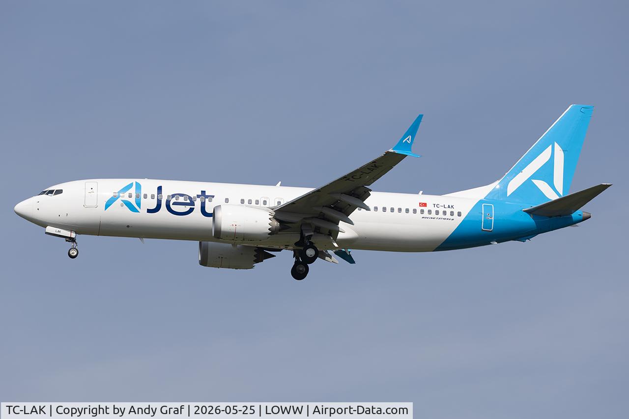 TC-LAK, 2022 Boeing 737-8 MAX, c/n 61848 l/n 8193, Ajet 737-8 Max