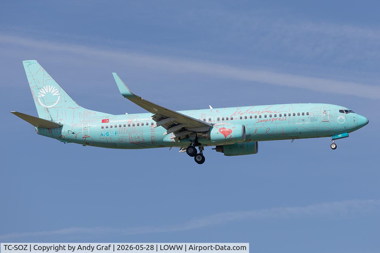 TC-SOZ, 2008 Boeing 737-8HX, c/n 29649 l/n 2515, Sunexpress 737-800
