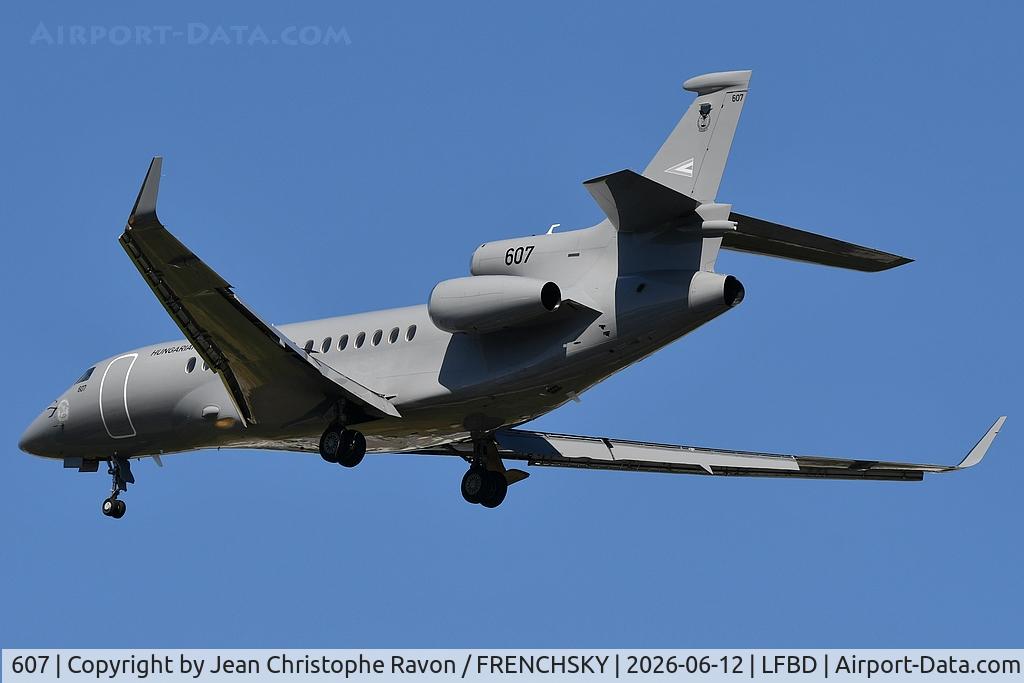 607, 2008 Dassault Falcon 7X, c/n 021, Hungary Air Force HUF531
