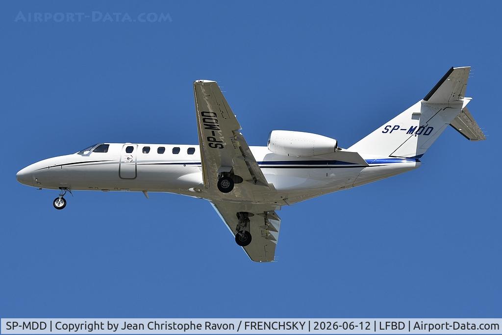 SP-MDD, 2023 Cessna 525B CitationJet CJ3+, c/n 0525B0714, Zondajet Granada (GRX)	Bordeaux (BOD)	(HEY01P)