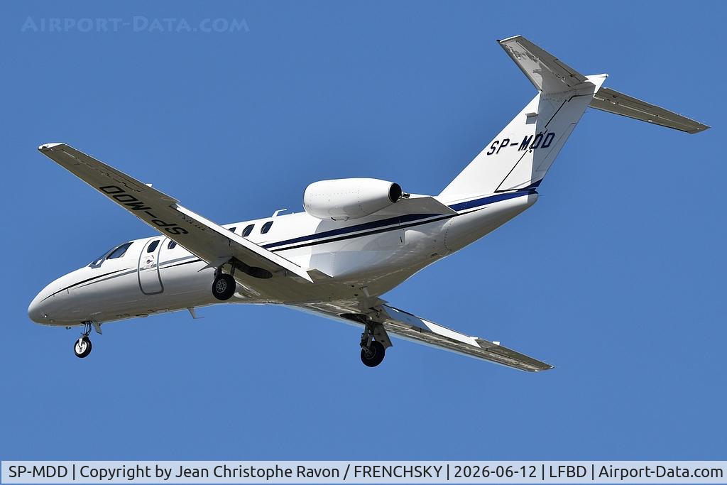 SP-MDD, 2023 Cessna 525B CitationJet CJ3+, c/n 0525B0714, Zondajet Granada (GRX)	Bordeaux (BOD)	(HEY01P)
