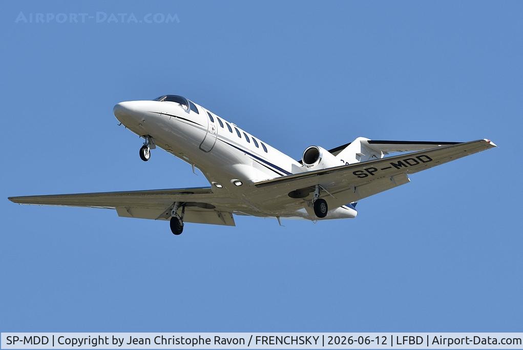 SP-MDD, 2023 Cessna 525B CitationJet CJ3+, c/n 0525B0714, Zondajet Granada (GRX)	Bordeaux (BOD)	(HEY01P)