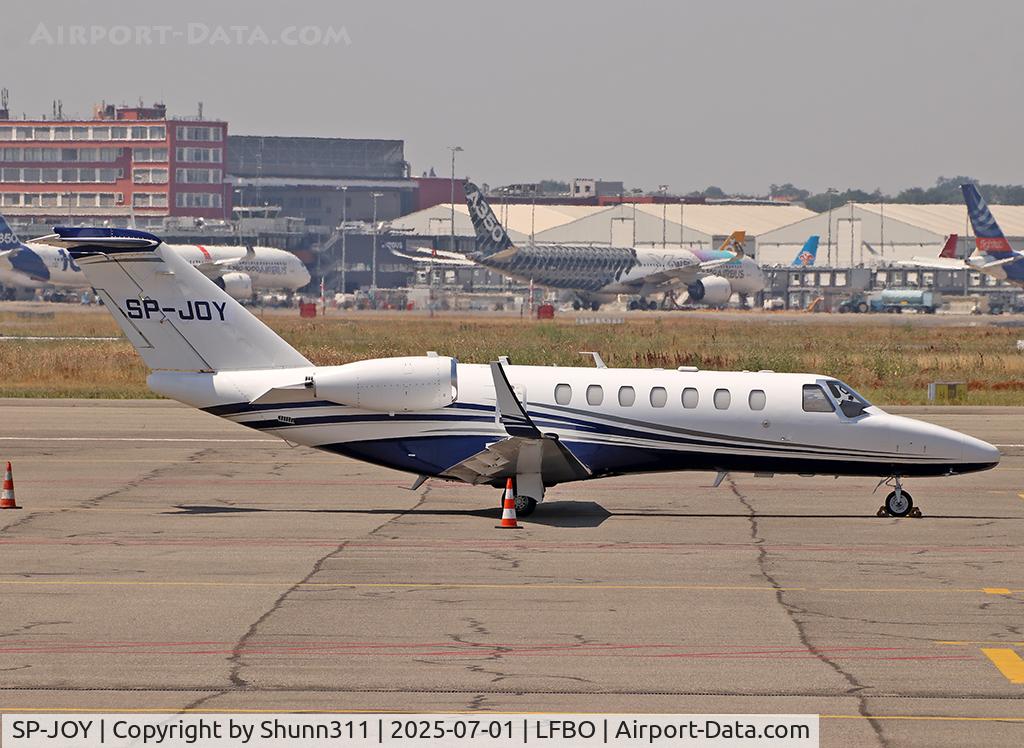 SP-JOY, 2018 Cessna 525B CitationJet CJ3+, c/n 525B-0537, Parked at the General Aviation area...