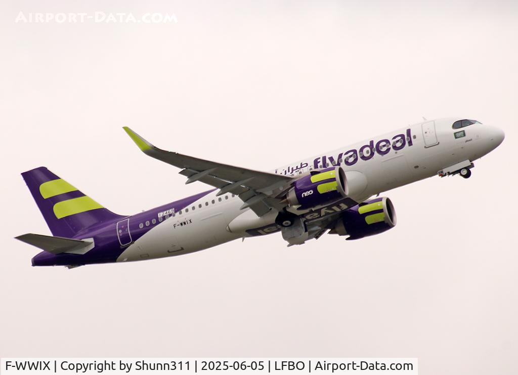 F-WWIX, 2024 Airbus A320-251N, c/n 12255, C/n 12255 - To be HZ-FBI