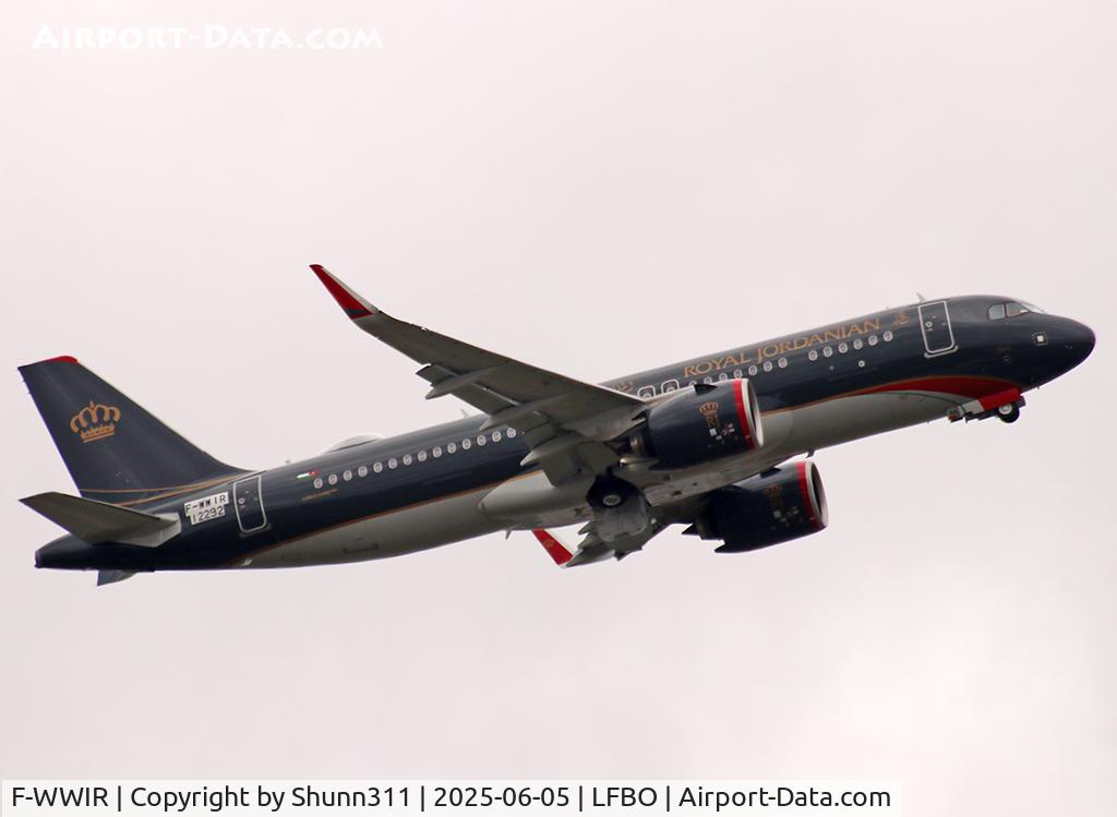 F-WWIR, 2024 Airbus A320-271 N, c/n 12292, C/n 12292 - To be JY-RAA
