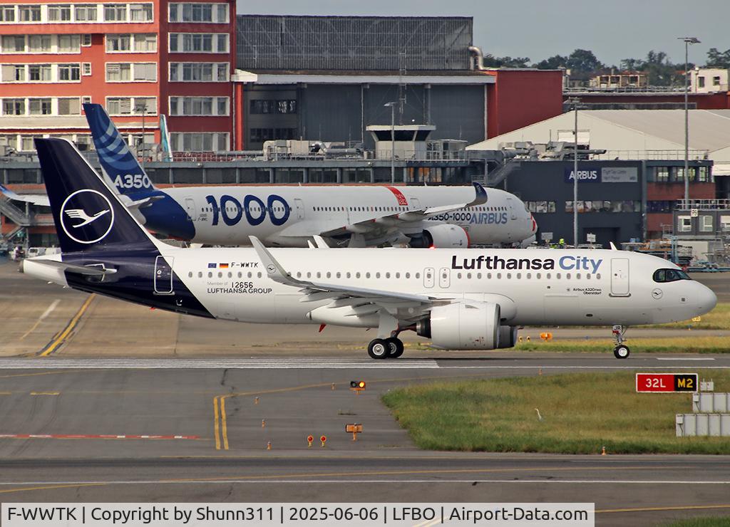 F-WWTK, 2025 Airbus A320-271N, c/n 12656, C/n 12656 - To be D-AIJR
