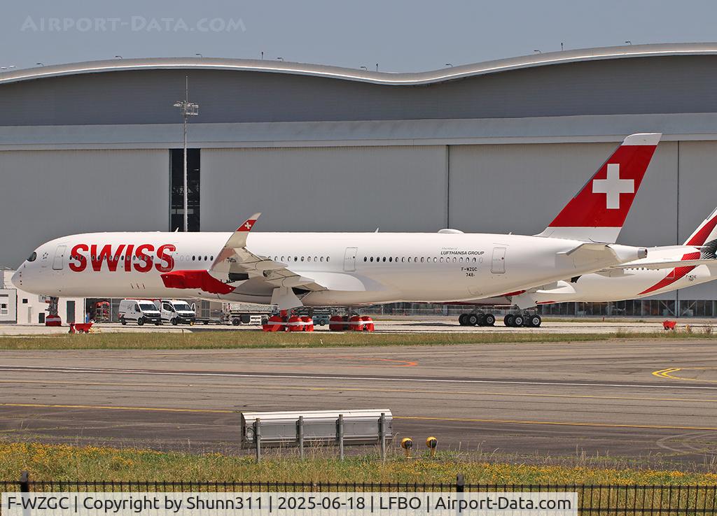 F-WZGC, 2025 Airbus A350-941, c/n 0748, C/n 0748 - To be HB-IFB