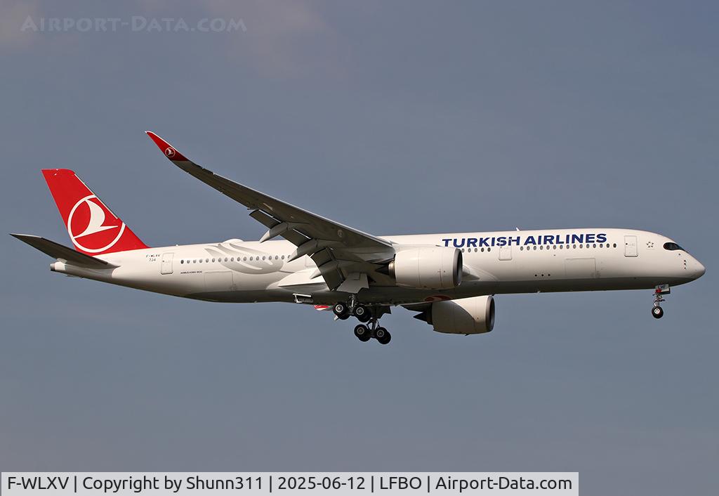 F-WLXV, 2025 Airbus A350-941, c/n 0734, C/n 0734 - To be TC-LHF