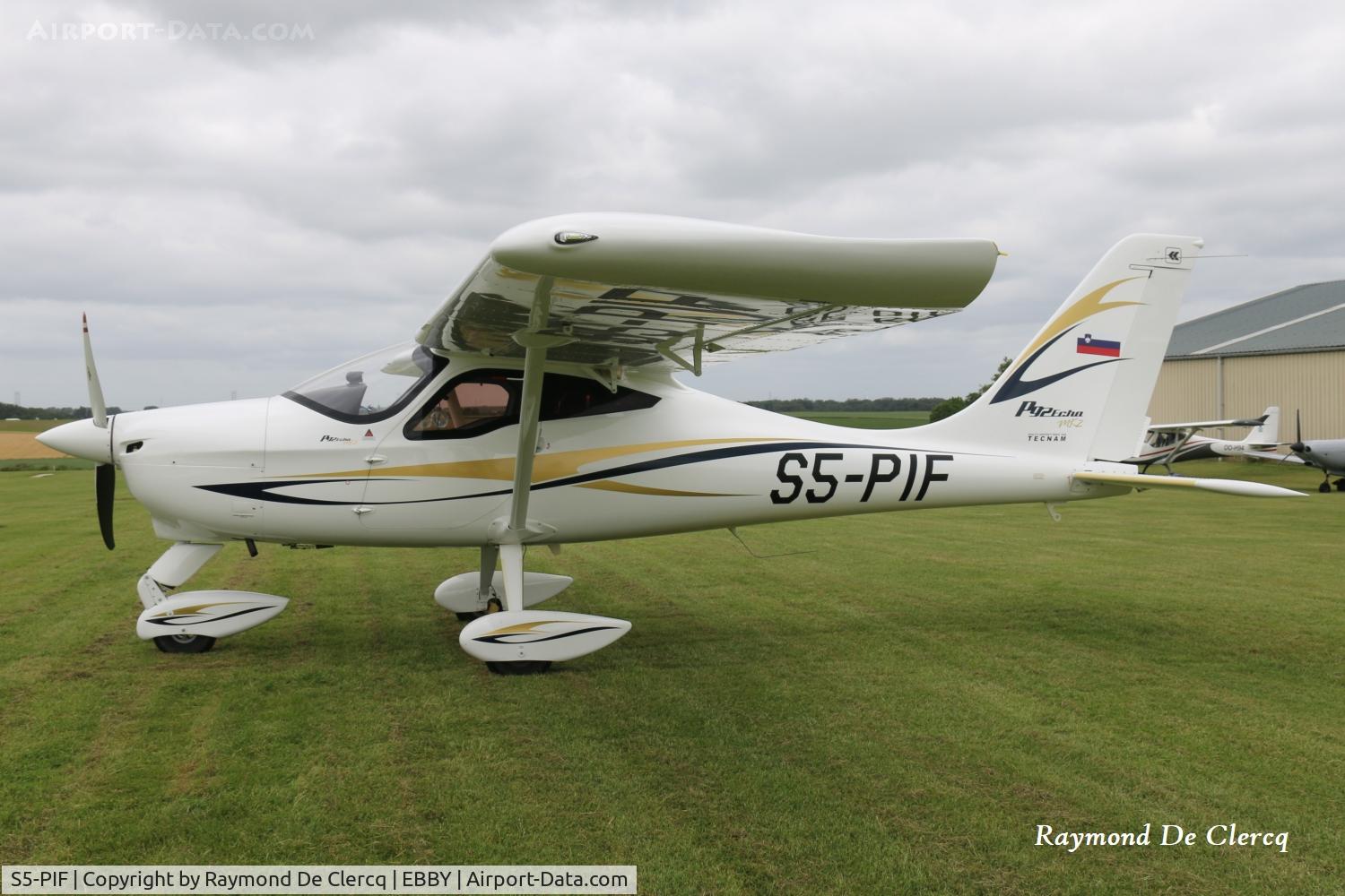 S5-PIF, 2021 Tecnam P-92 Echo Mk.II, c/n 1607, At ULM Baisy-Thy on 2026-06-07.