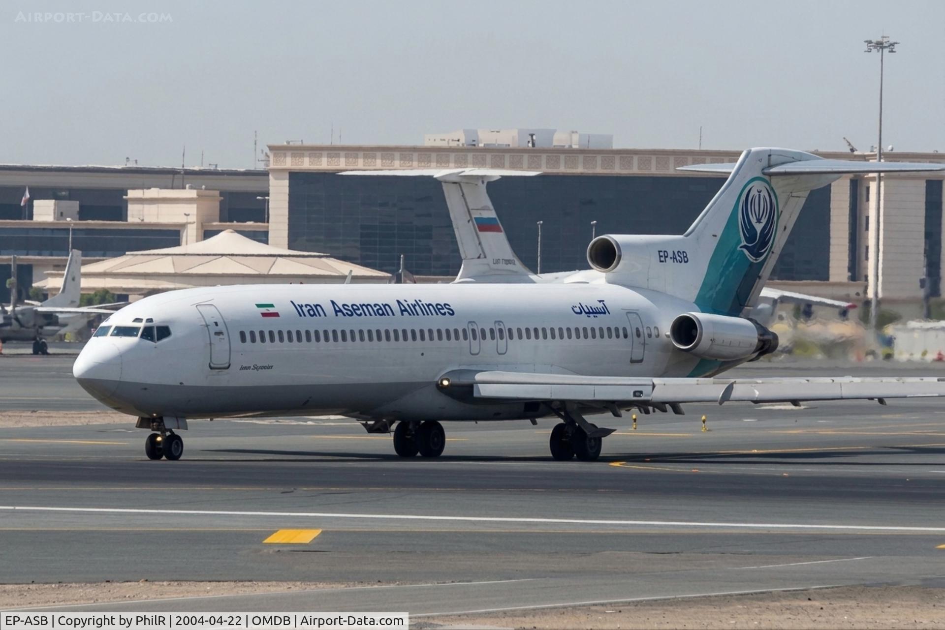 EP-ASB, 1980 Boeing 727-228, c/n 22082, EP-ASB 1977 B727-200 Iran Aseman Airlines DXB
