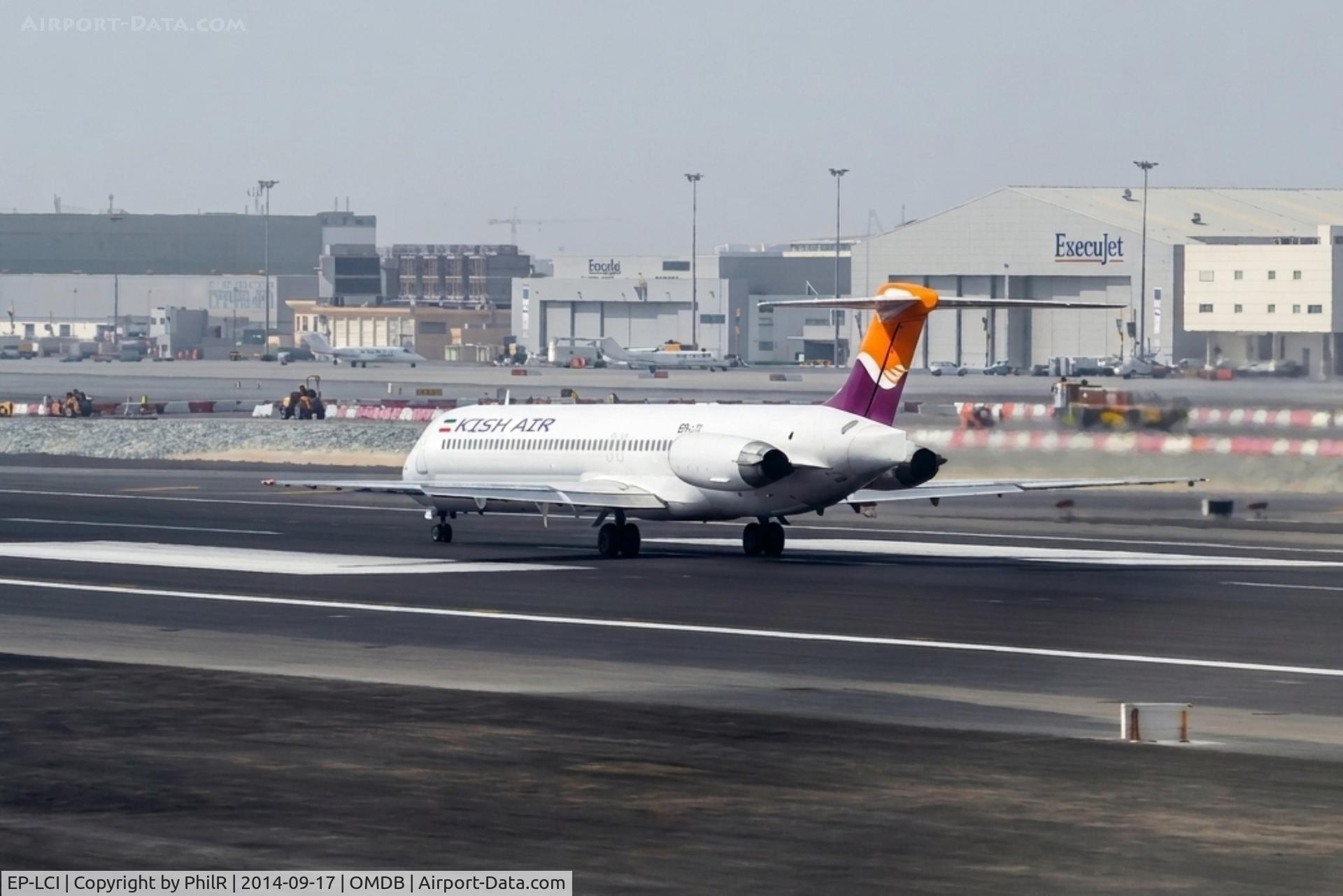 EP-LCI, 1989 McDonnell Douglas MD-83 (DC-9-83), c/n 49844 l/n 1579, EP-LCI 1989 Kish Air MD-83 DXB 