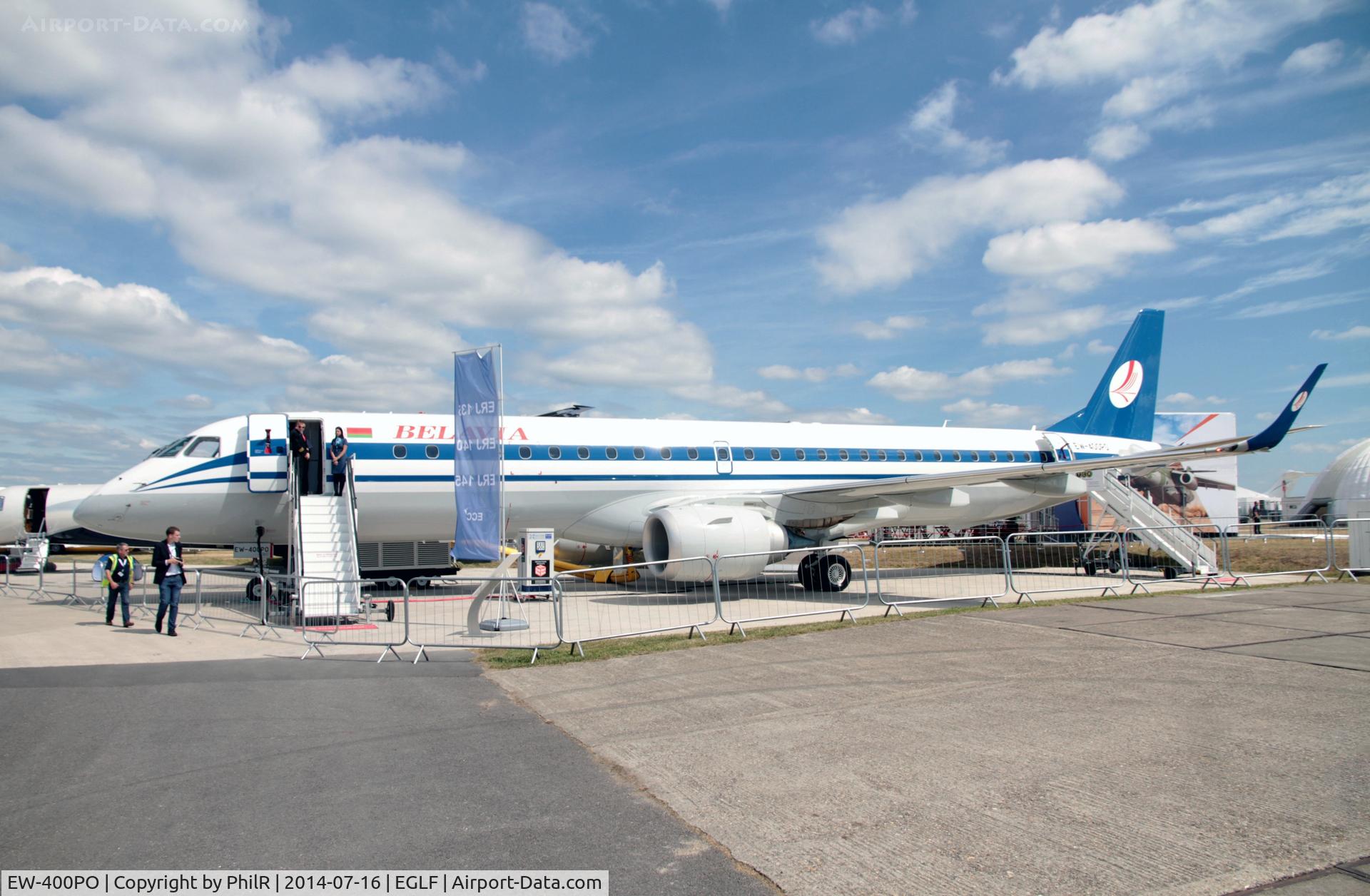 EW-400PO, 2014 Embraer 195LR (ERJ-190-200LR), c/n 19000668, EW-400PO 2014 ERJ-195LR (ERJ-190-200LR) Belavia FIA 
