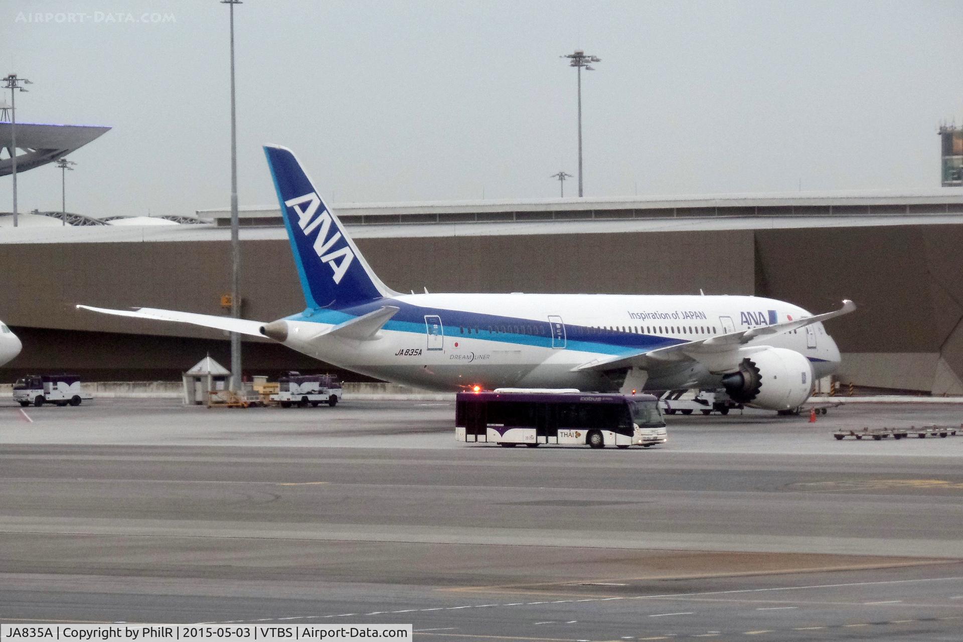JA835A, Boeing 787-8 Dreamliner Dreamliner, c/n 34525, JA835A 2014 B787-800 ANA BKK