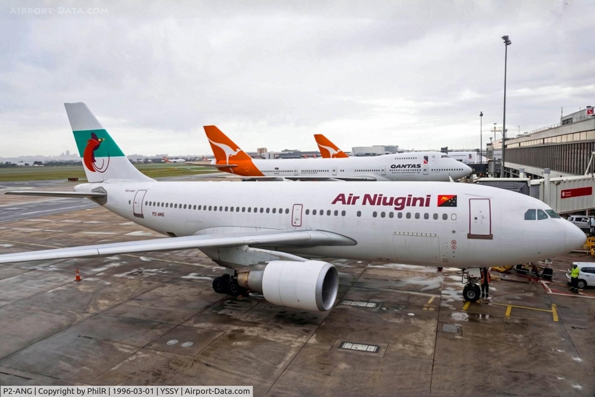 P2-ANG, 1990 Airbus A310-324, c/n 549, P2-ANG 1990 A310-300 Air Nuigini SYD 