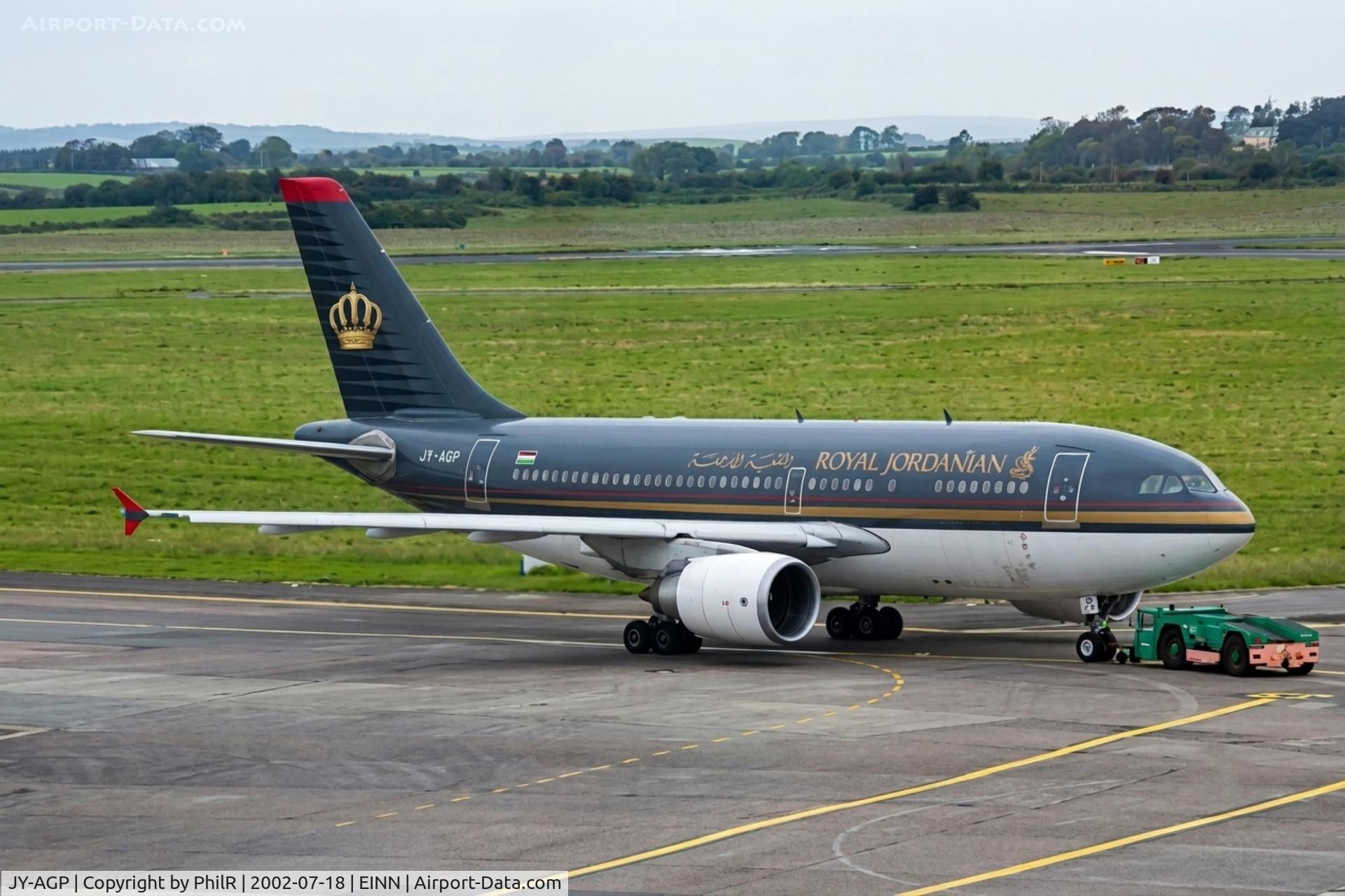 JY-AGP, 1986 Airbus A310-304, c/n 416, JY-AGP 1986 A310-300 Royal Jordanian SNN 
