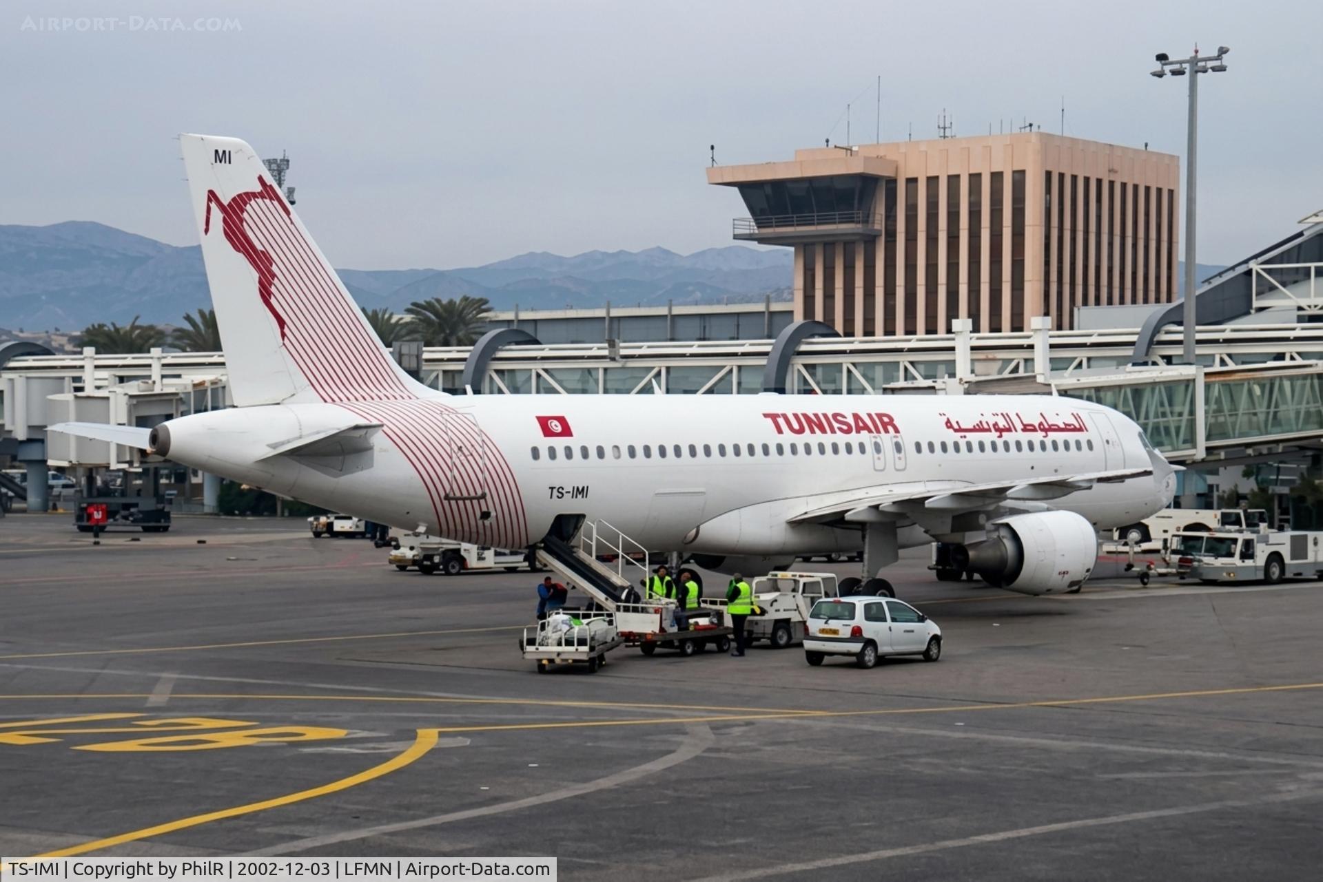 TS-IMI, 1994 Airbus A320-211, c/n 0511, TS-IMI 1994 A320-200 Tunisair NCE 