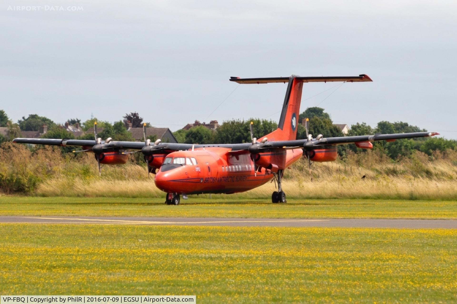 VP-FBQ, 1985 De Havilland Canada DHC-7-110 Dash 7, c/n 111, VP-FBQ 1988 DHC-7 British Antarctic Survey Flying Legends Duxford 