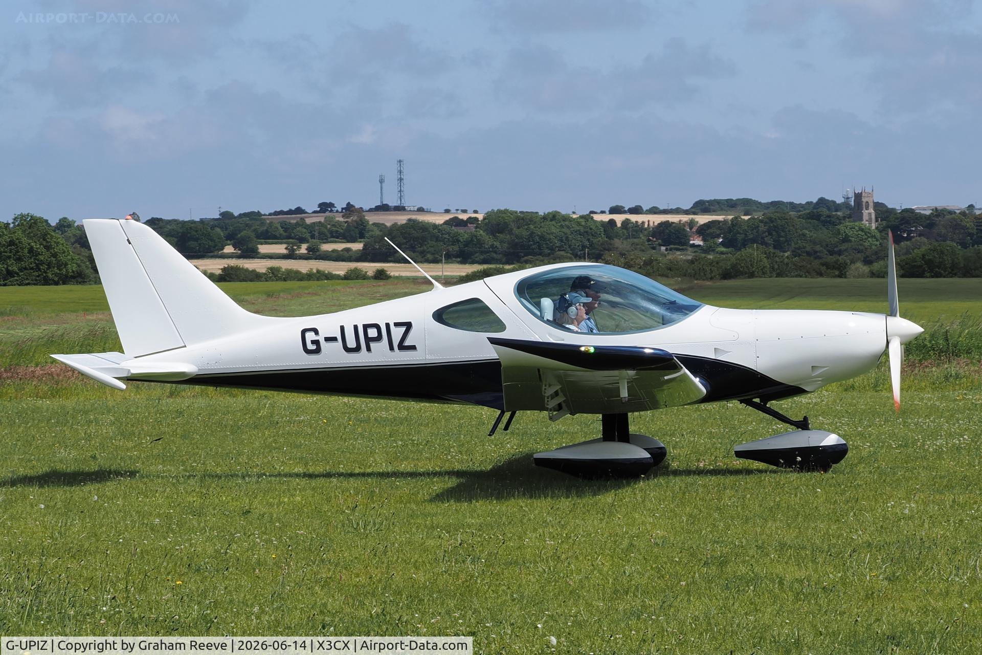 G-UPIZ, 2016 BRM Aero Bristell NG5 Speed Wing, c/n LAA 385-15414, Just landed at Northrepps.