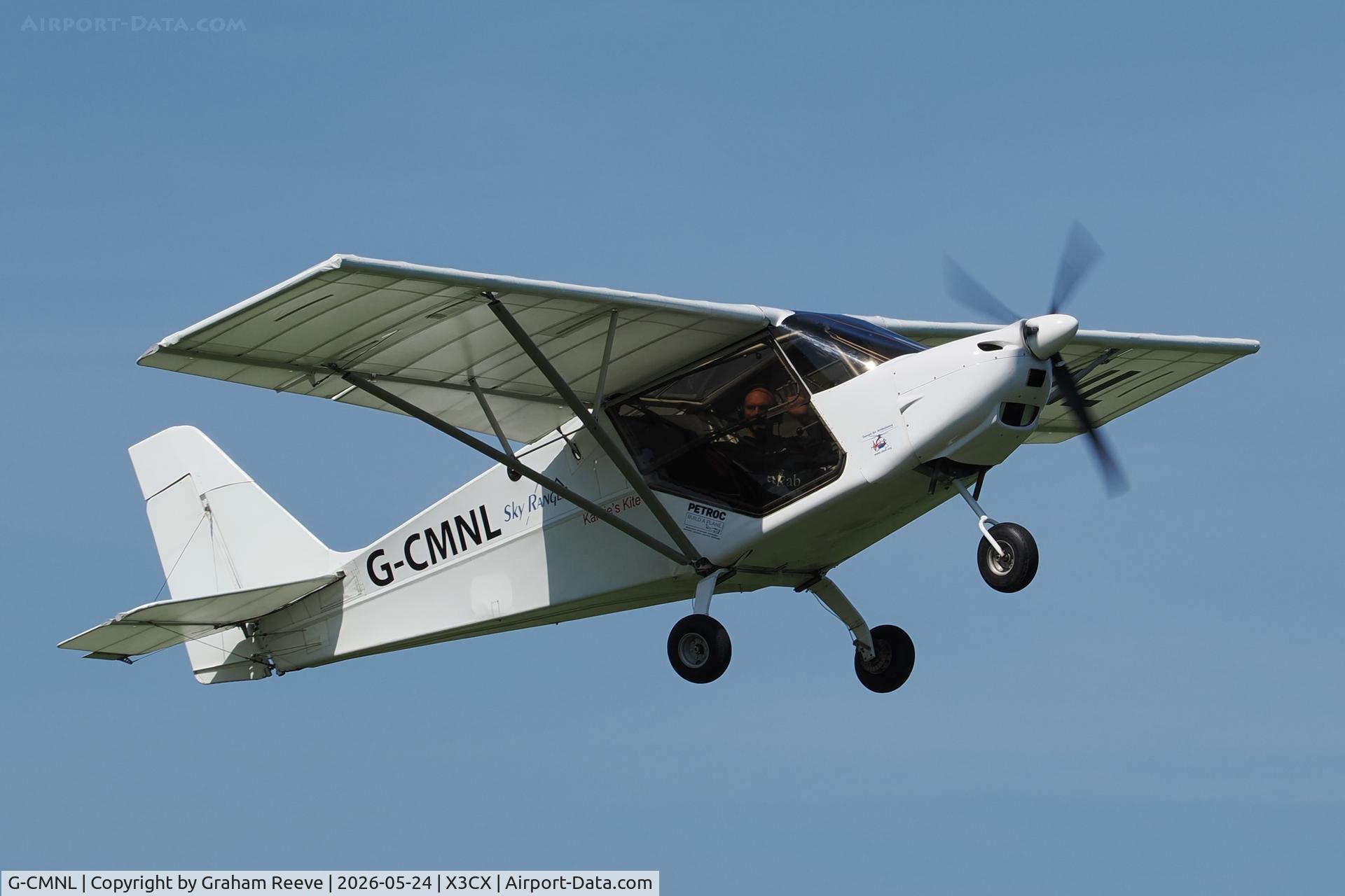 G-CMNL, 2023 Skyranger Swift 912S(1), c/n BMAA/HB/749, Departing from Northrepps.