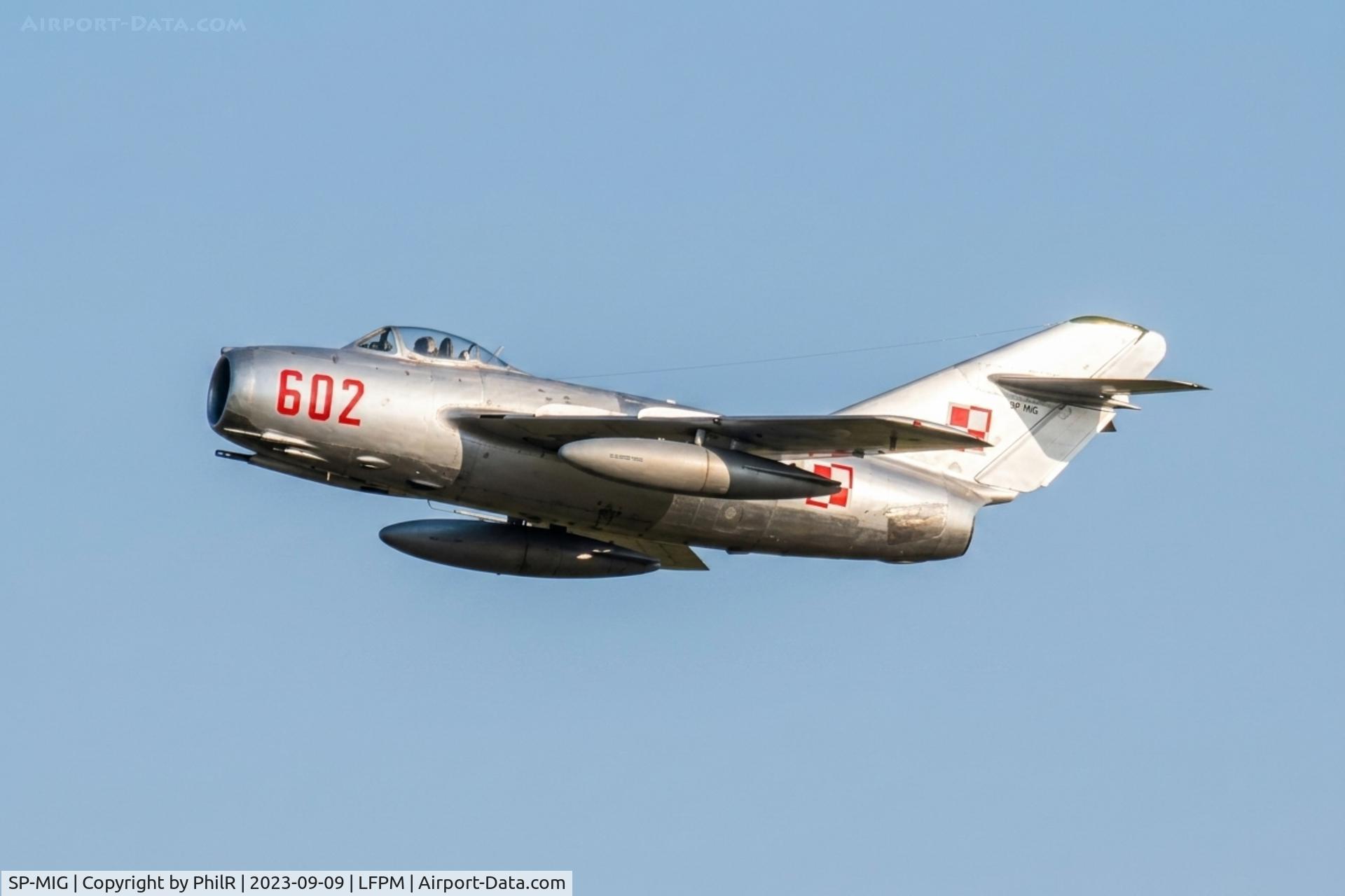 SP-MIG, PZL-Mielec Lim-2 (MiG-15bis) (MiG-15bis), c/n 1B006-02, 602 (SP-MIG) PZL-Mielec Lim-2 (MiG-15bis) Air Legend Melun-Villaroche 