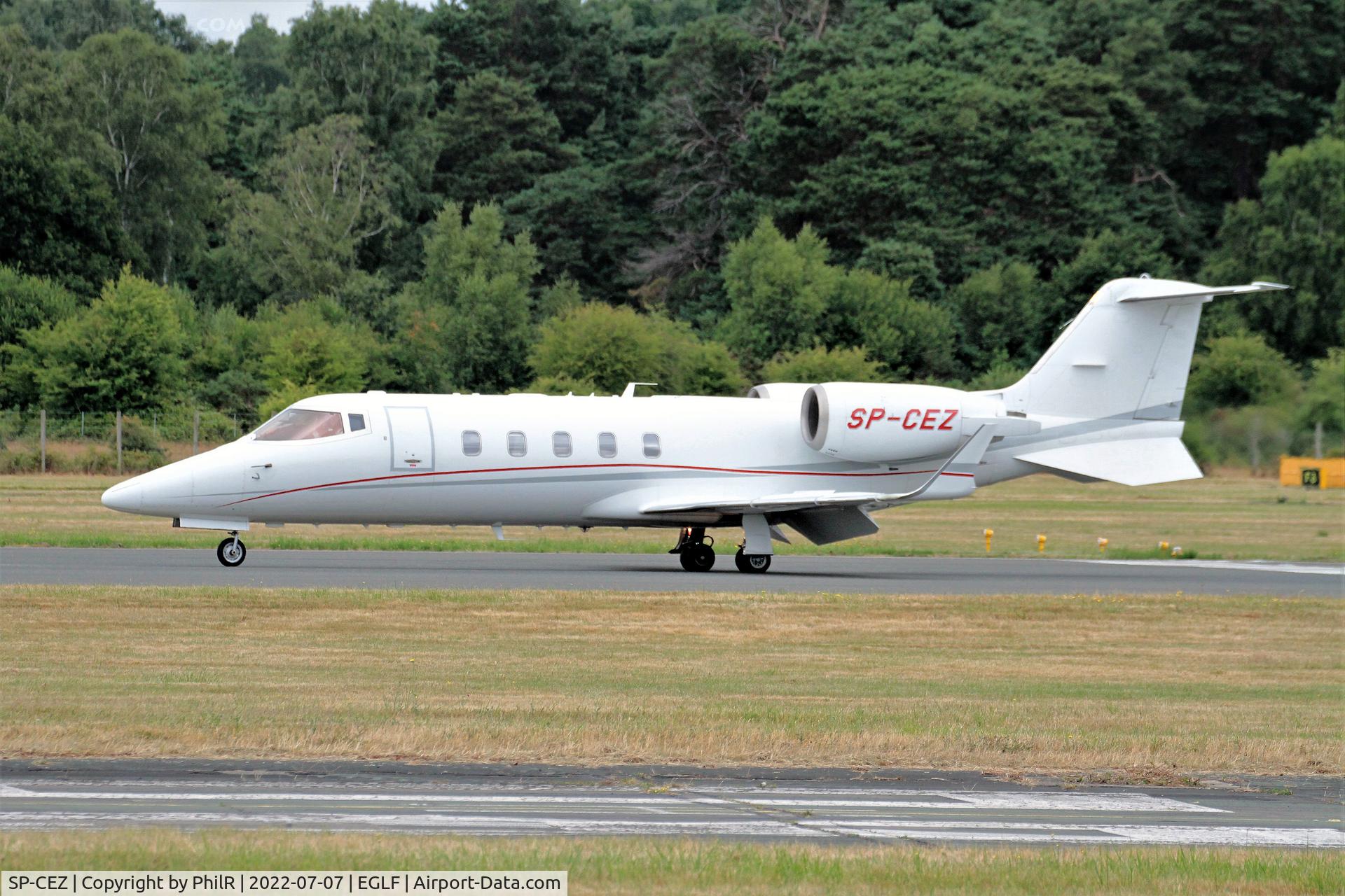 SP-CEZ, 2008 Learjet 60XR, c/n 60-342, SP-CEZ 20098 Learjet 60XR Farnborough 
