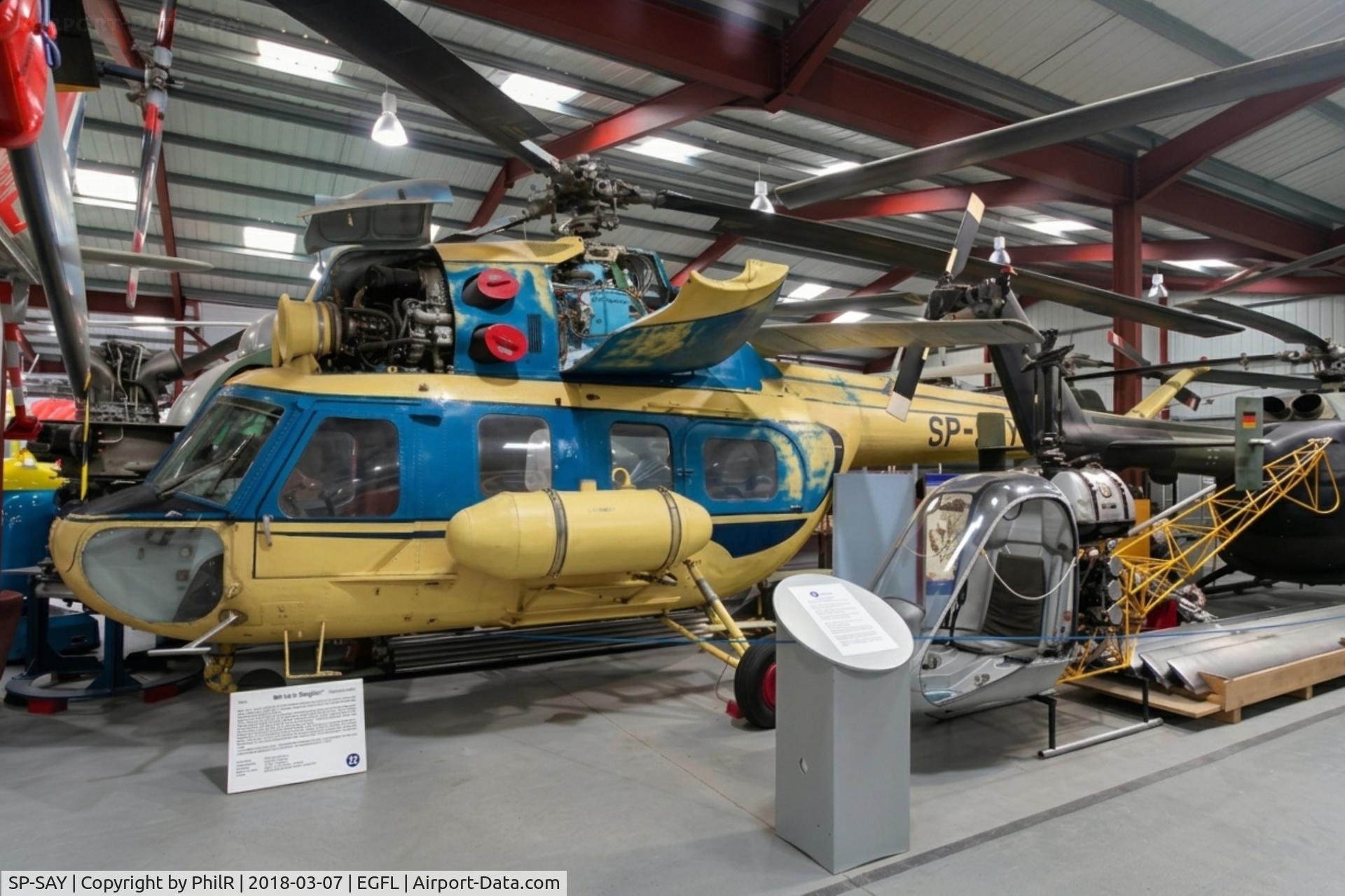 SP-SAY, 1985 PZL-Swidnik Mi-2, c/n 529538125, SP-SAY 1985 Mil (PZL Swidnik) Mi-2 Helicopter Museum 