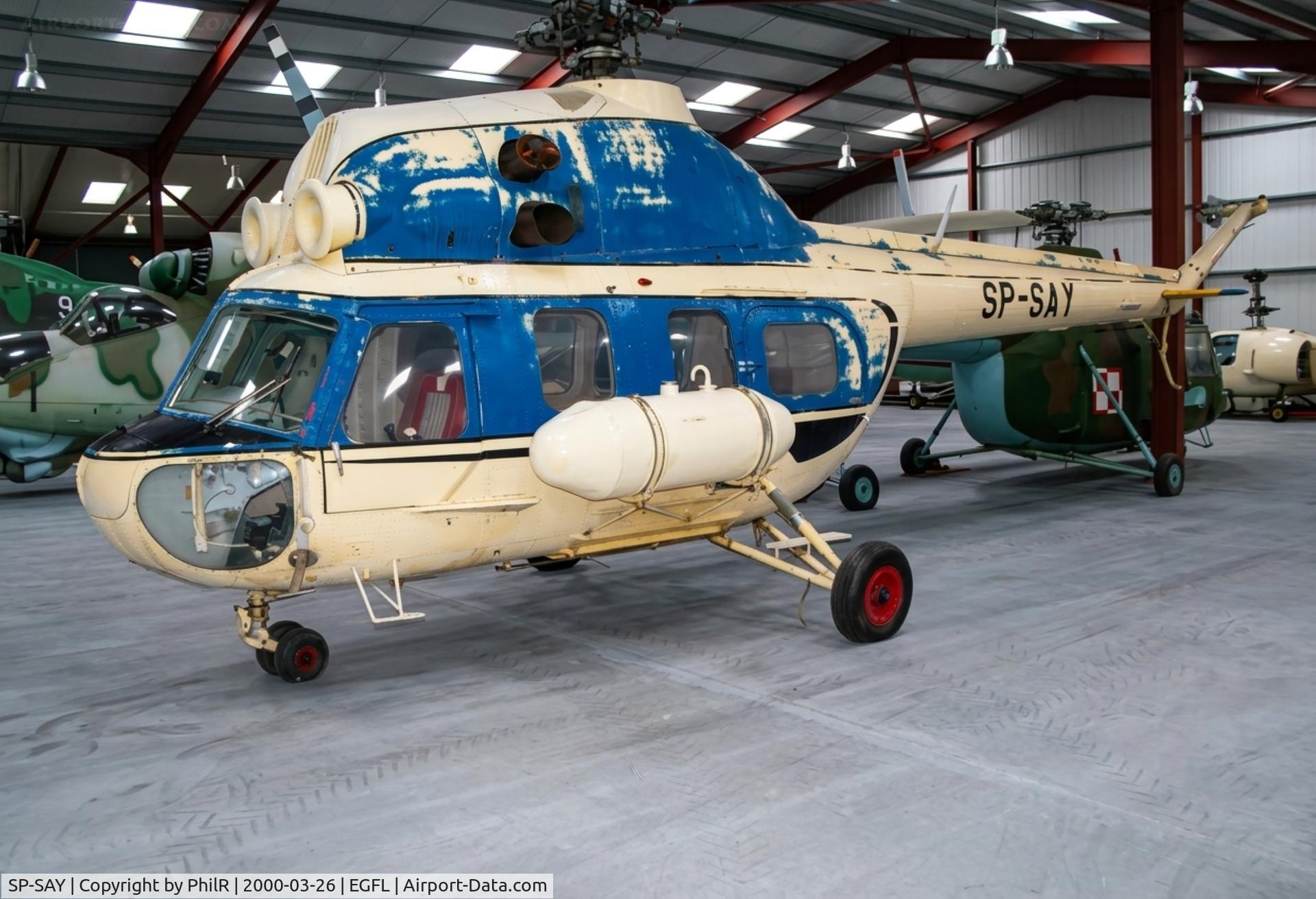 SP-SAY, 1985 PZL-Swidnik Mi-2, c/n 529538125, SP-SAY 1985 PZL-Swidnik Mi-2 IHM Weston