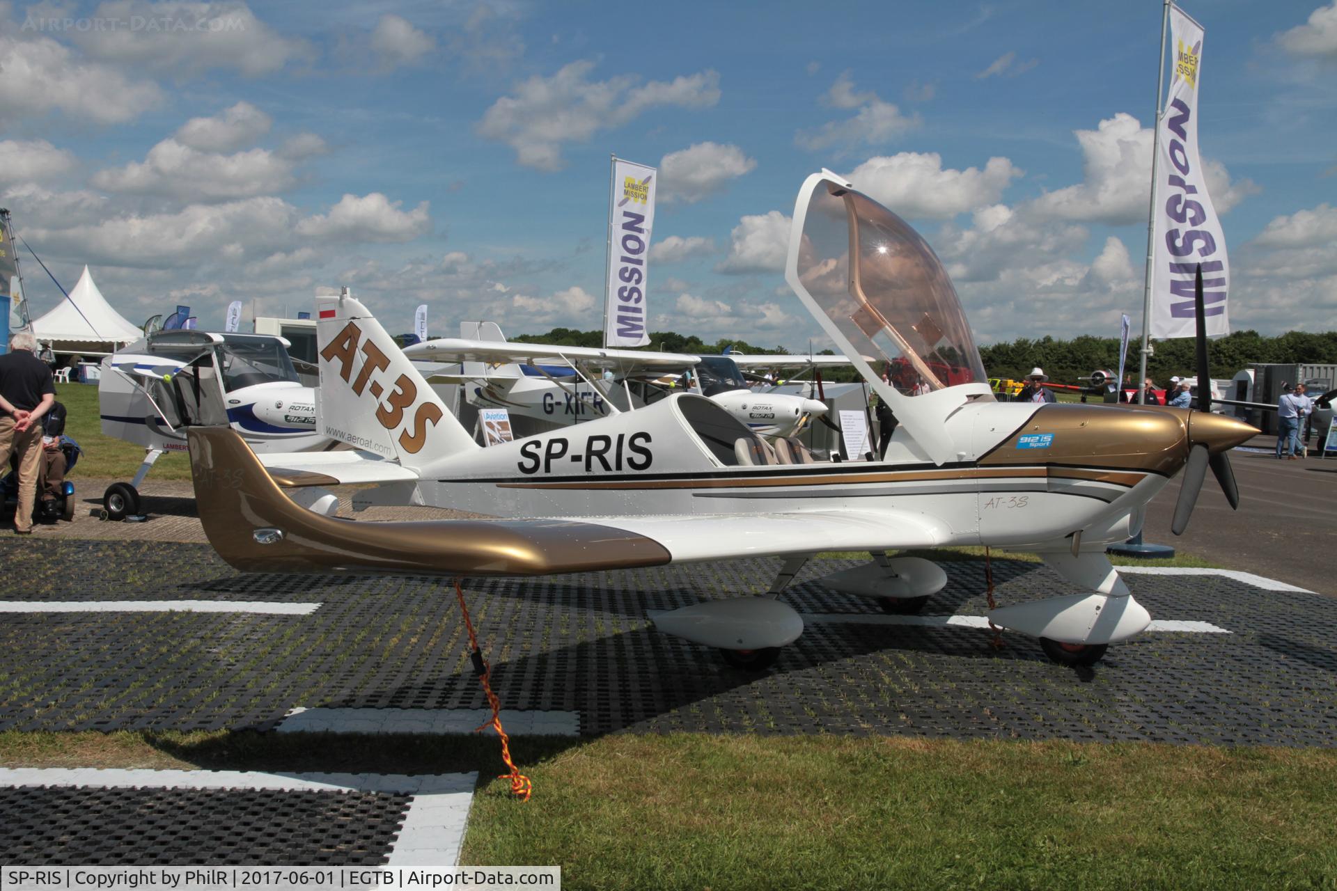SP-RIS, 2017 Aero AT-3S, c/n AT3-082, SP-RIS Aeroat AT-3S 912iS Air Expo Booker 