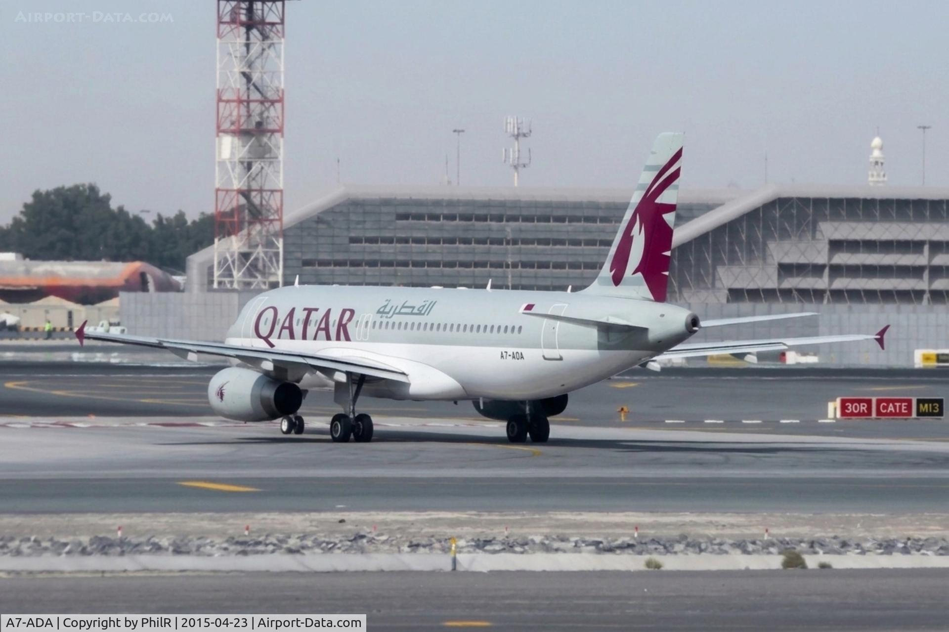 A7-ADA, 2001 Airbus A320-232, c/n 1566, A7-ADA 2002 A320-200 Qatar Airways DXB 