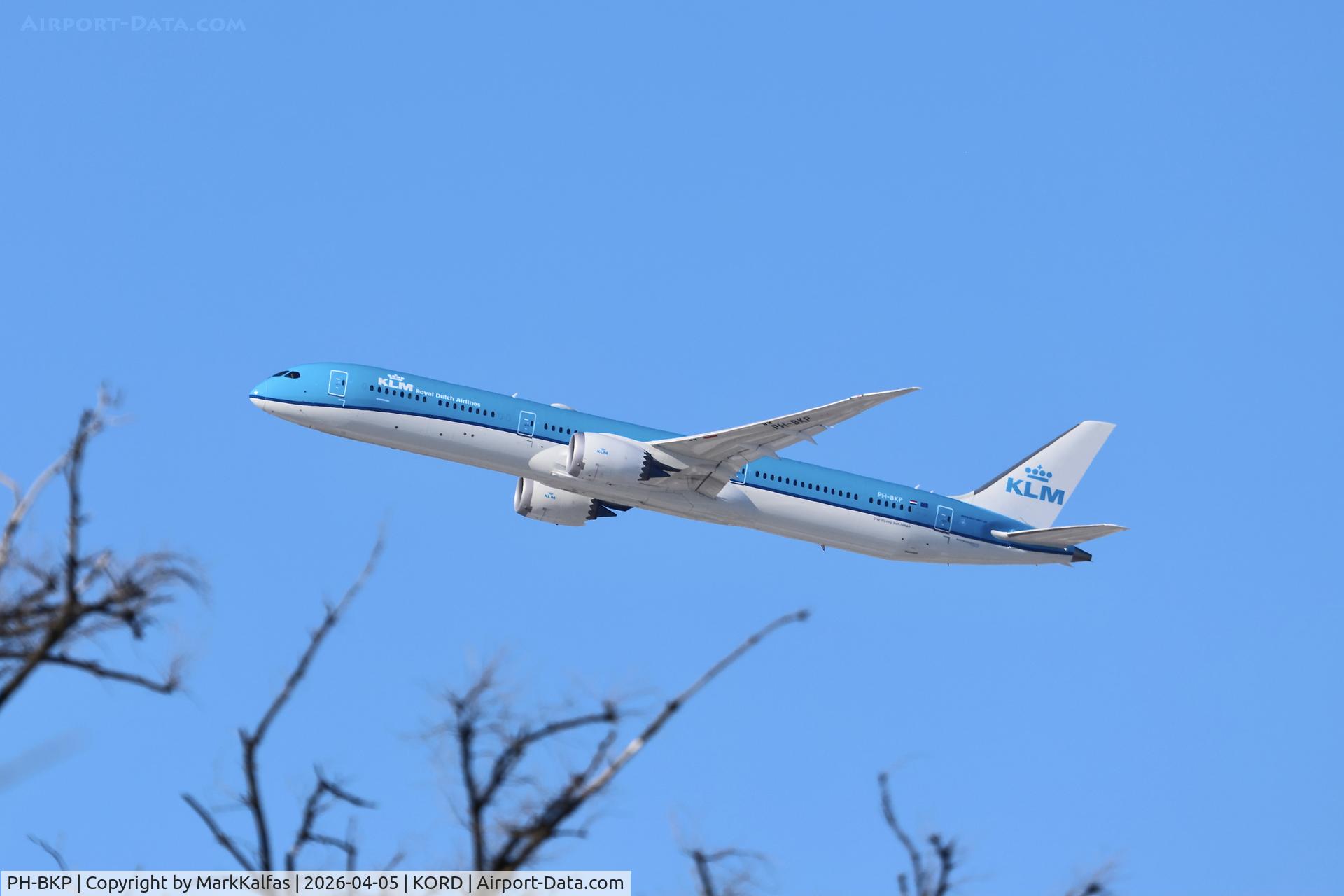 PH-BKP, 2025 Boeing 787-10 Dreamliner Dreamliner, c/n 42507 l/n 1232, B78X KLM Boeing 787-10 Dreamliner PH-BKP departing 28R KORD