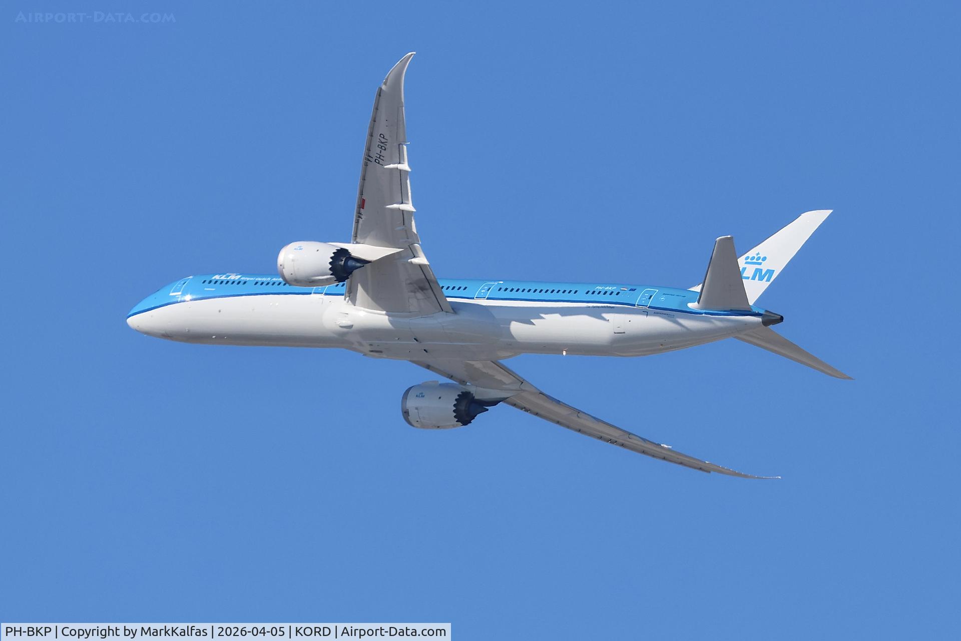 PH-BKP, 2025 Boeing 787-10 Dreamliner Dreamliner, c/n 42507 l/n 1232, B78X KLM Boeing 787-10 Dreamliner PH-BKP departing 28R KORD